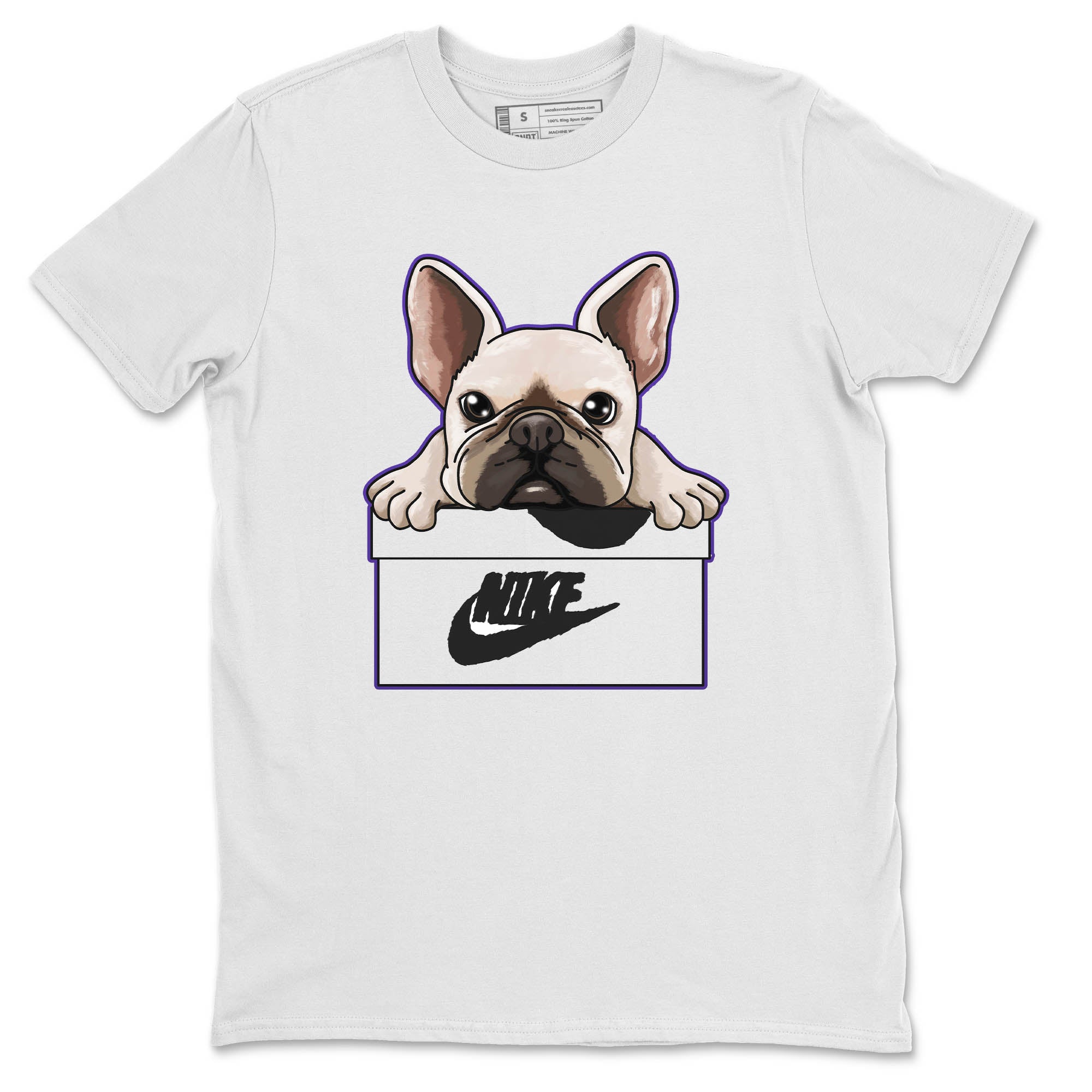 French Bulldog Unisex Tops - Air Jordan 5 Concord