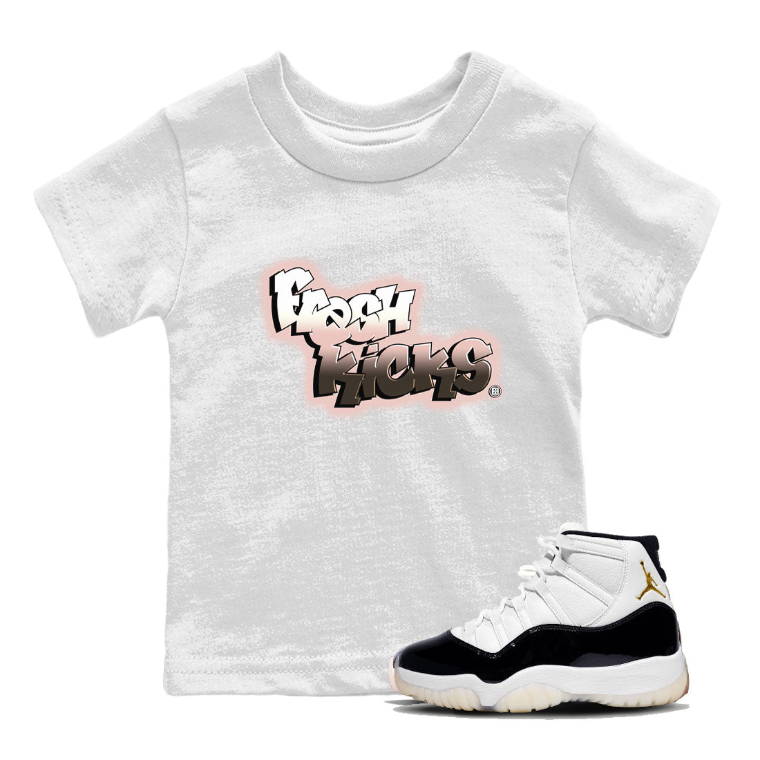 Fresh Kicks snkmatch Tee Kids - Air Jordan 11 Neapolitan