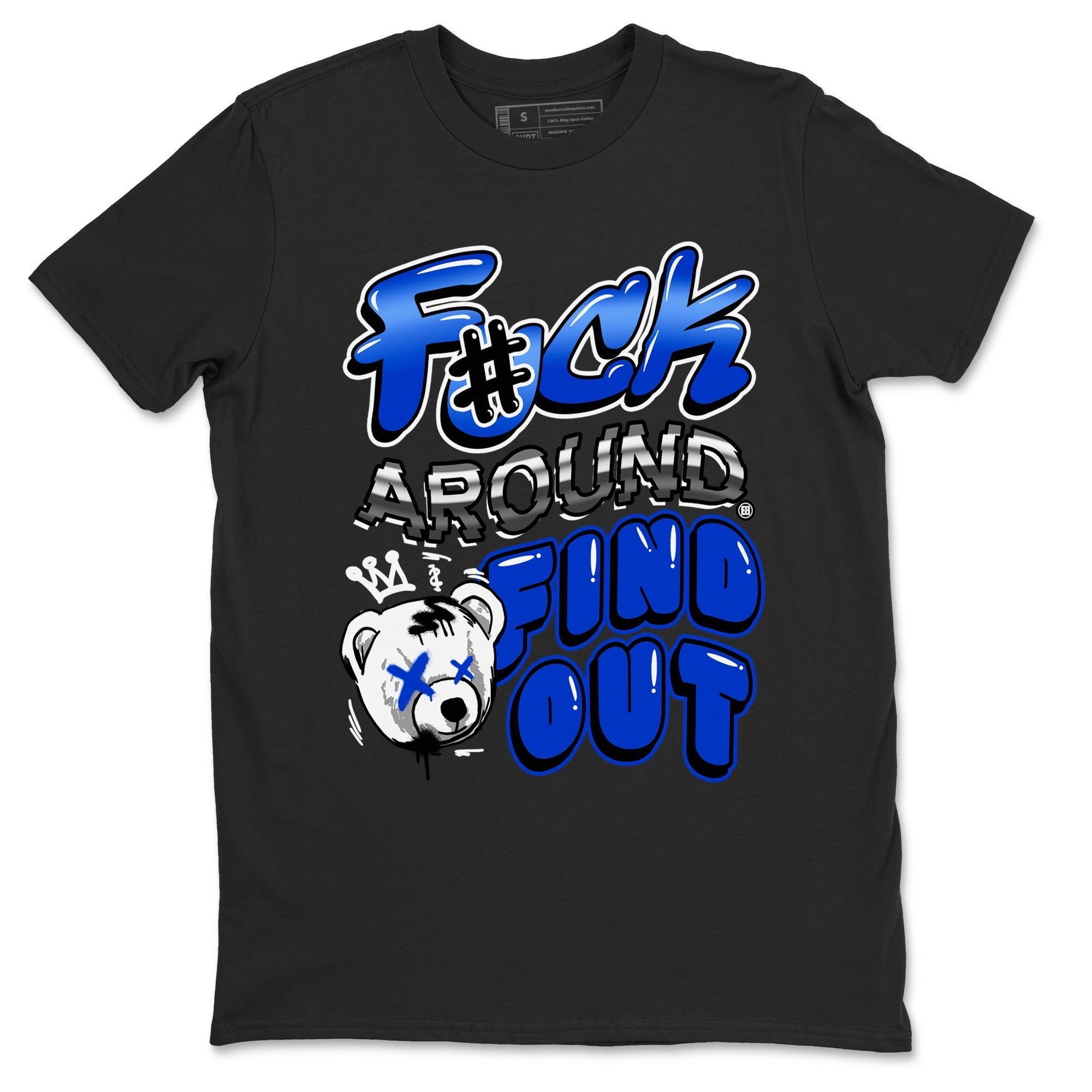 Fuck Around And Find Out snkmatch Tees - Air Jordan 12 Blueberry