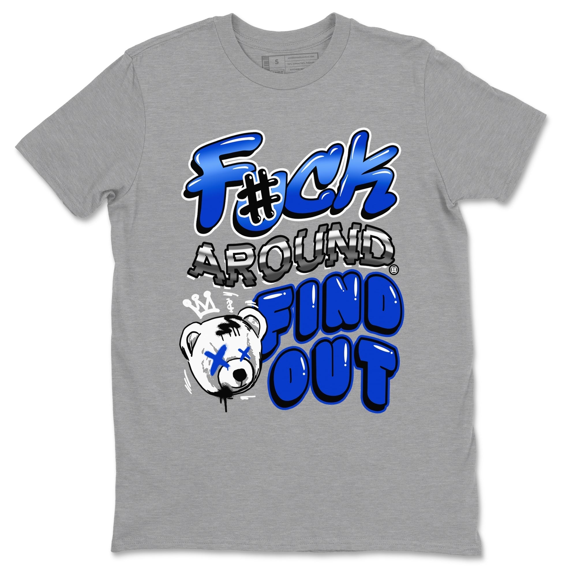 Fuck Around And Find Out snkmatch Tees - Air Jordan 12 Blueberry