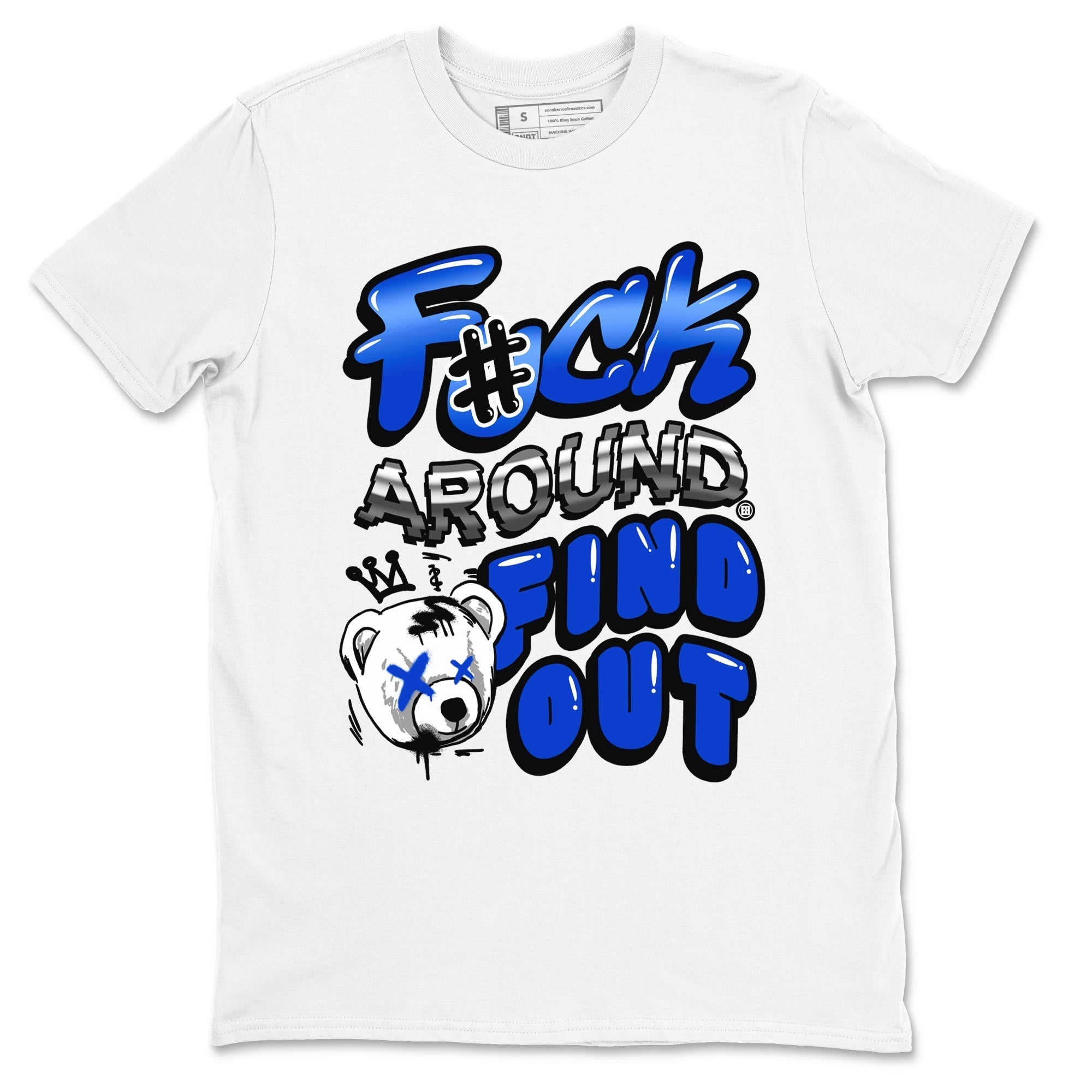 Fuck Around And Find Out snkmatch Tees - Air Jordan 12 Blueberry