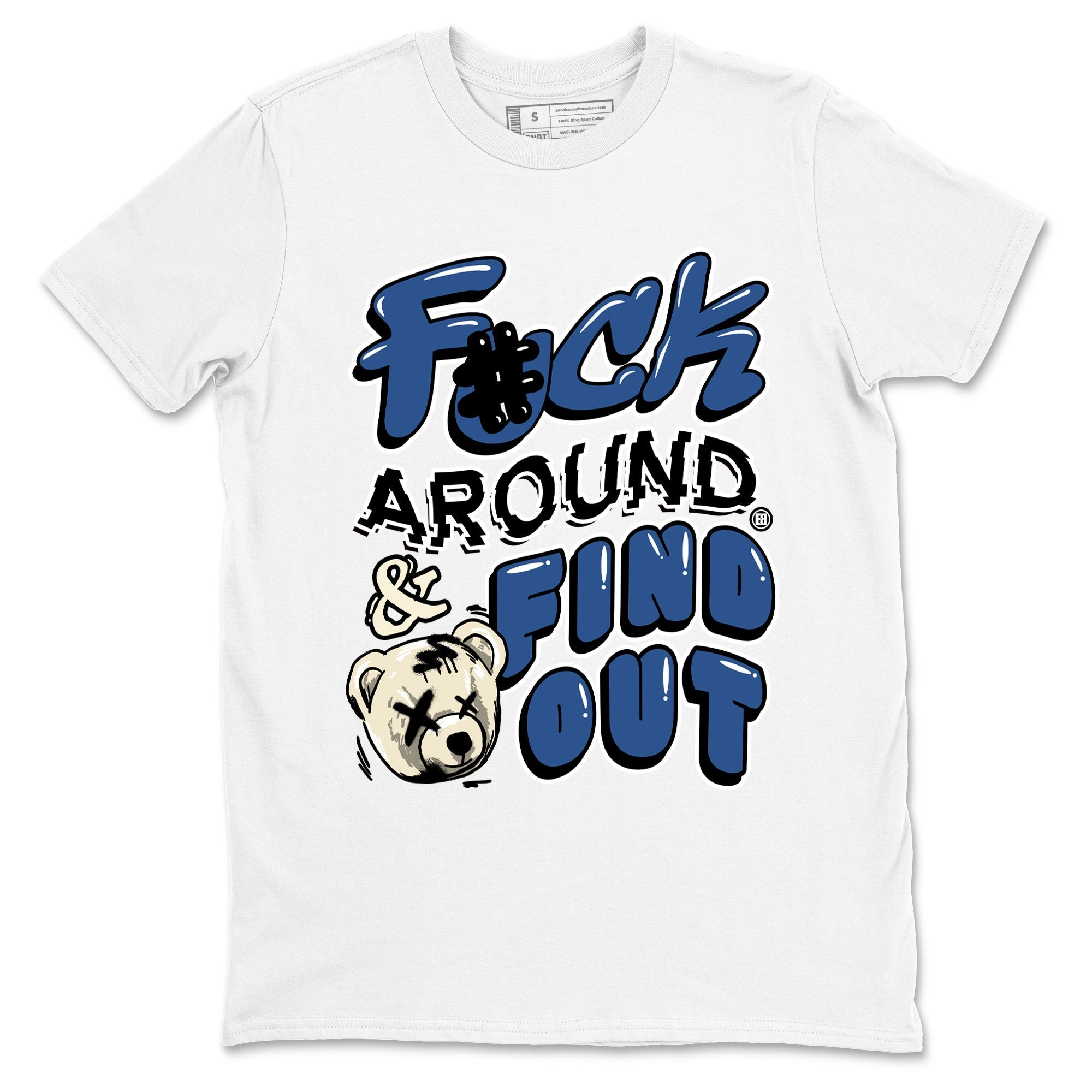 Fuck Around And Find Out snkmatch Tees - Air Jordan 3 A Ma Maniere x Diffused Blue