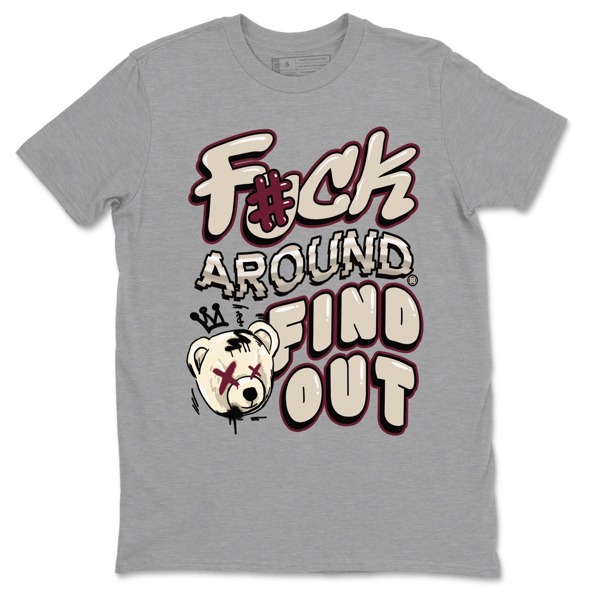 Fuck Around And Find Out snkmatch Tees - Air Jordan 4 A Ma Maniere x Fossil Stone