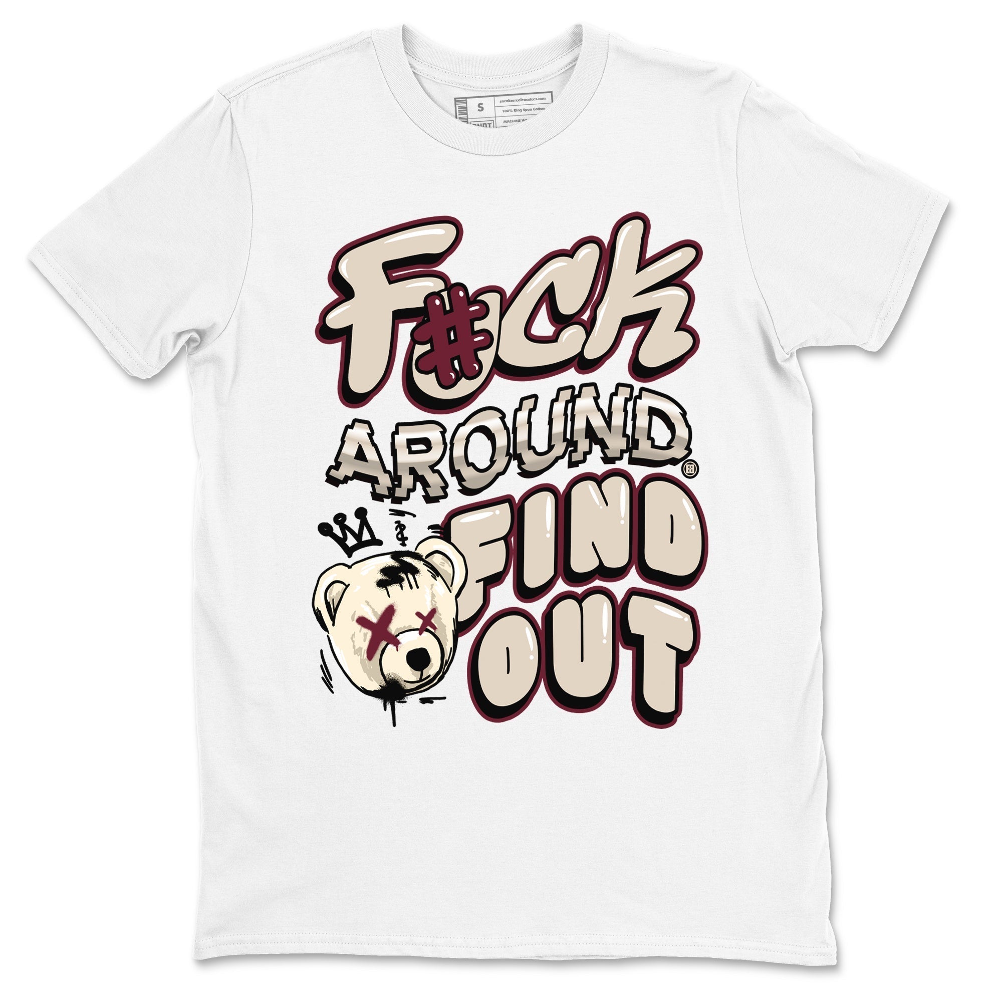 Fuck Around And Find Out snkmatch Tees - Air Jordan 4 A Ma Maniere x Fossil Stone