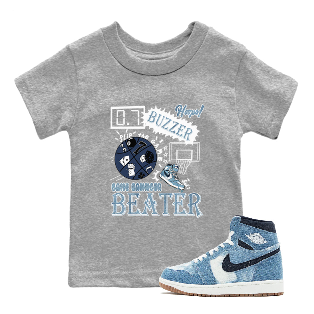 Game Changer snkmatch Tees Kids - Air Jordan 1 Denim 2024