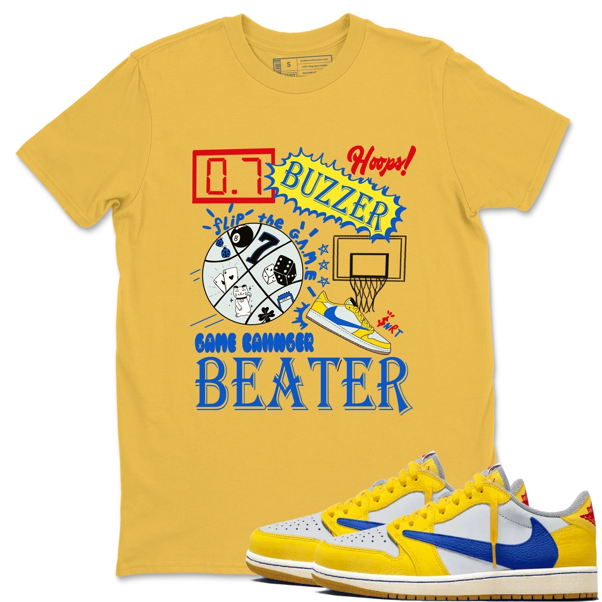 Game Changer snkmatch Tees - Air Jordan 1 Travis Scott Canary