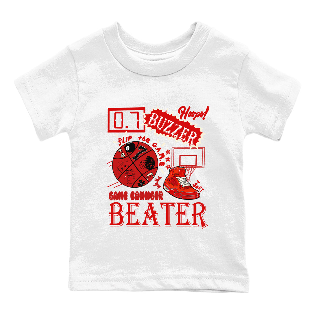 Game Changer snkmatch Tees Kids - Air Jordan 4 Brick By Brick