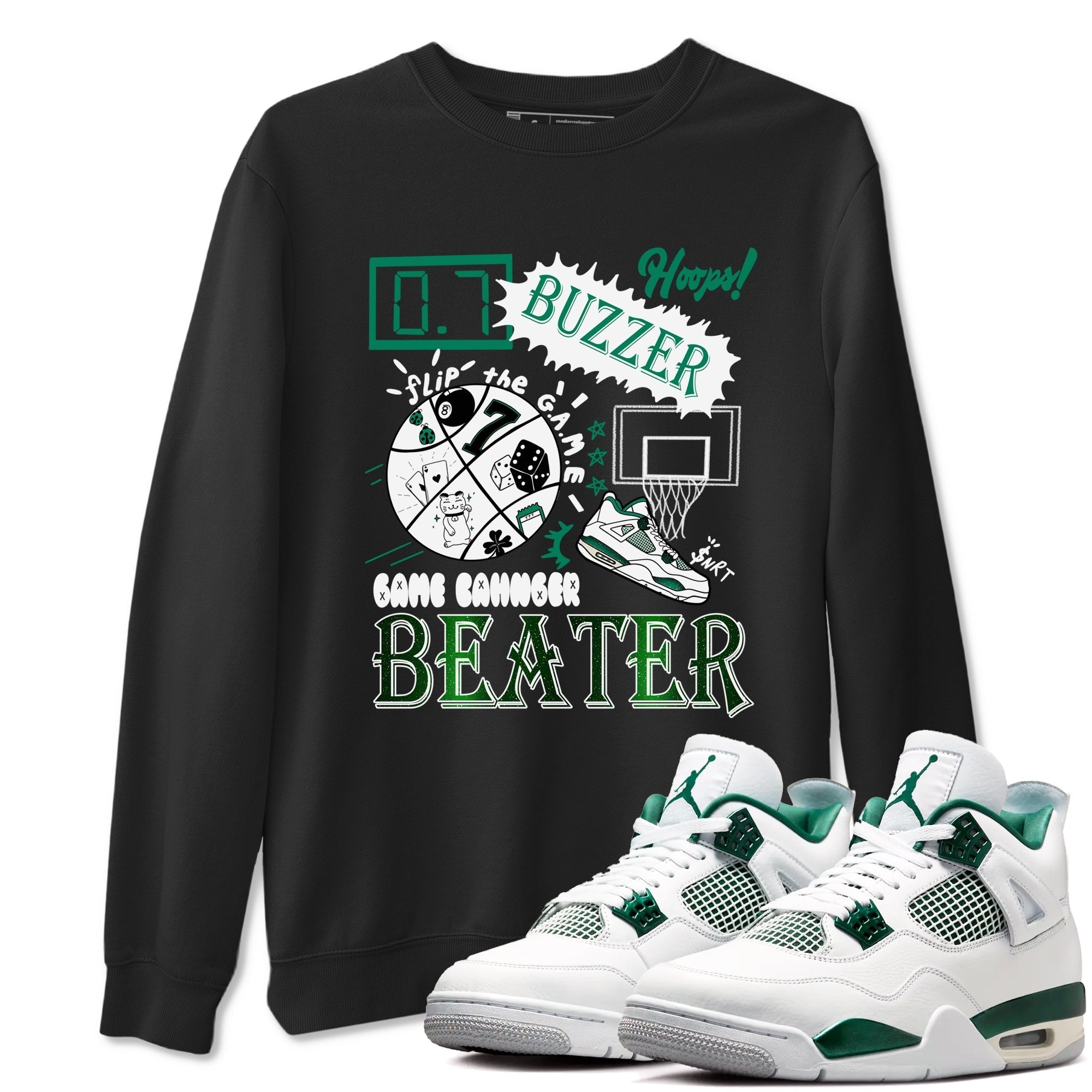 Game Changer snkmatch Tees - Air Jordan 4 Oxidized Green