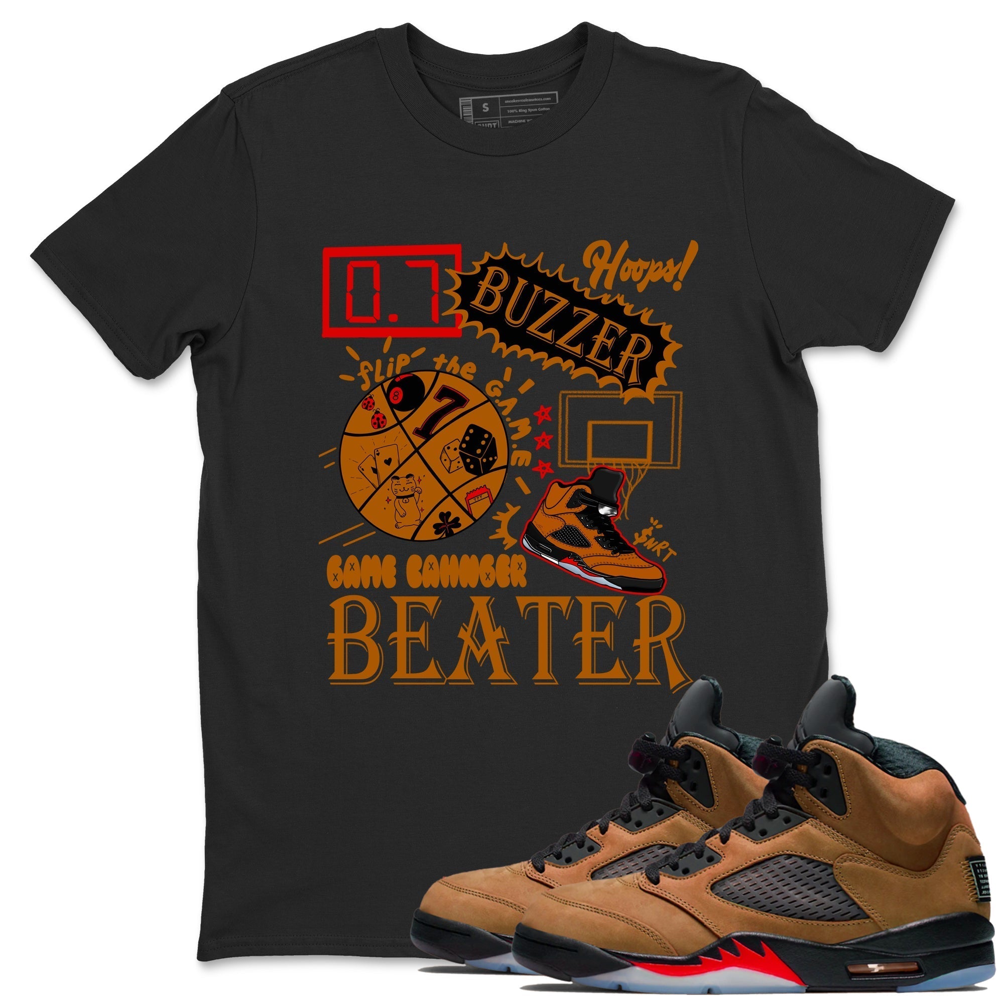 Game Changer snkmatch Tees - Air Jordan 5 Archaeo Brown