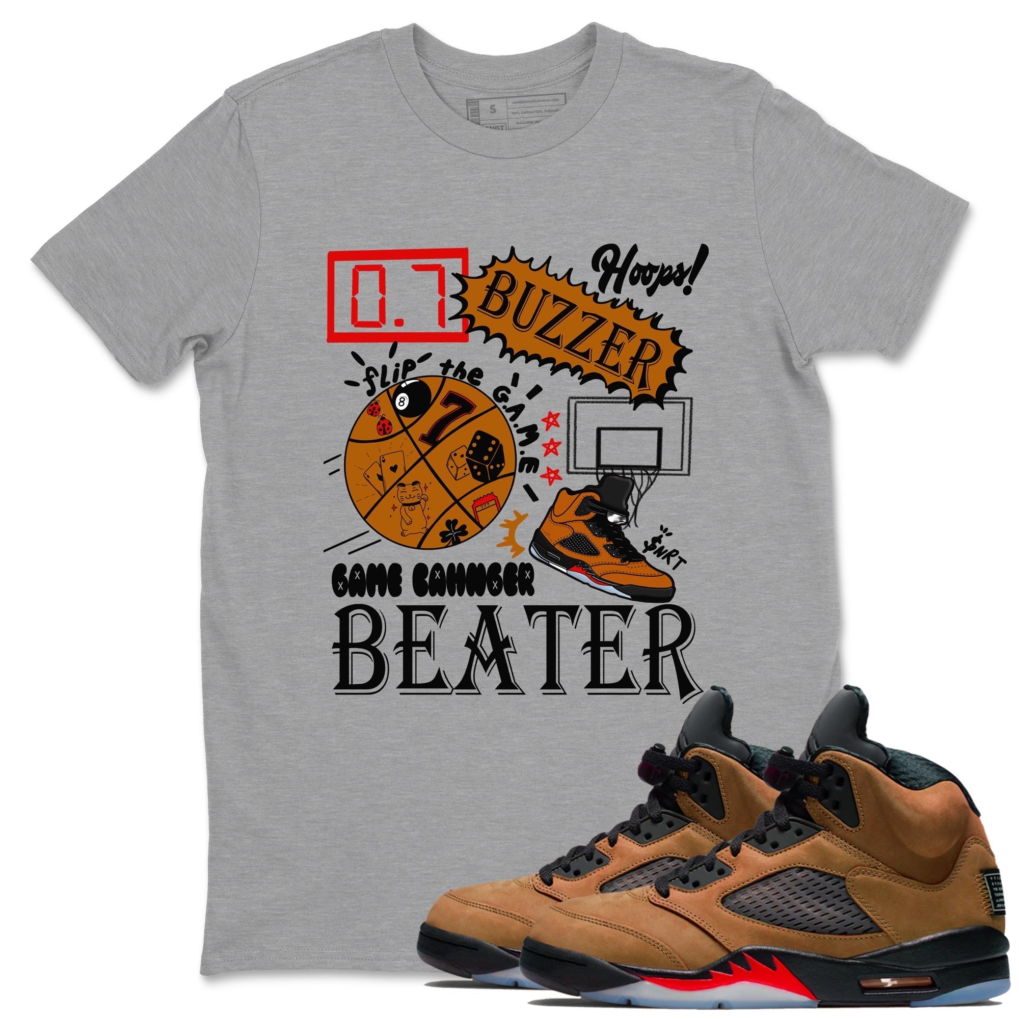 Game Changer snkmatch Tees - Air Jordan 5 Archaeo Brown