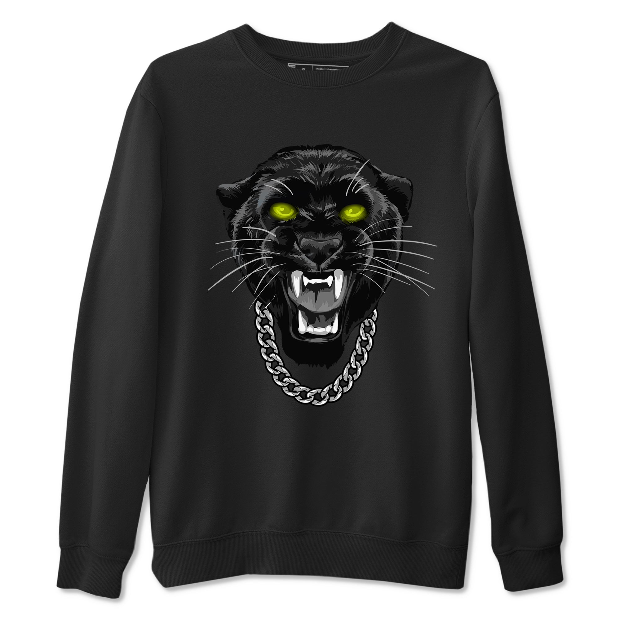 Gangster Black Cat snkmatch Tees - Air Foamposite One Black Volt