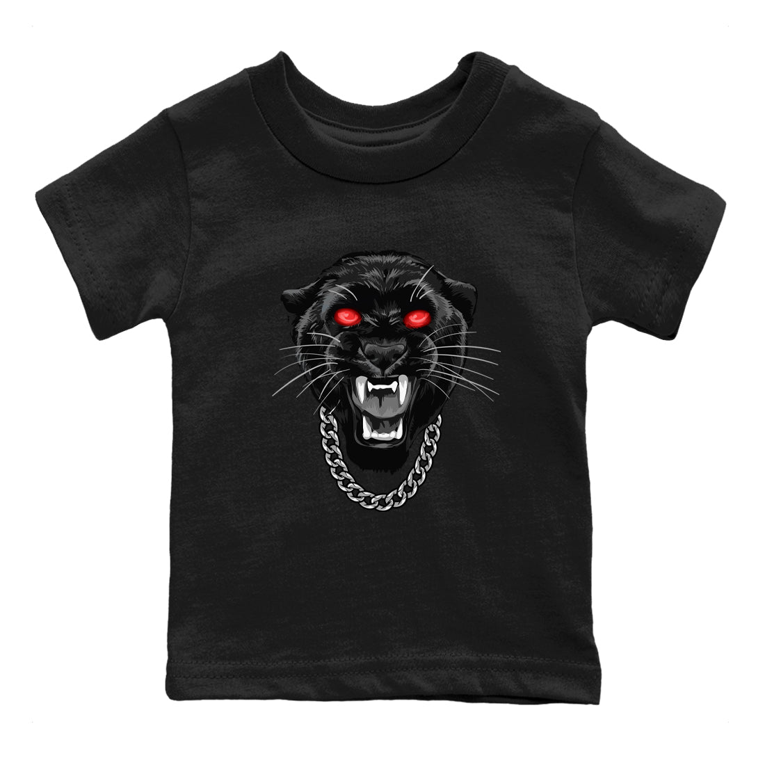 Gangster Black Cat snkmatch Tees Kids - Air Jordan 11 Bred