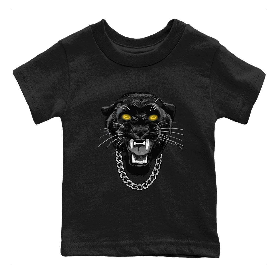 Gangster Black Cat snkmatch Tees Kids - Air Jordan 5 Black Cat