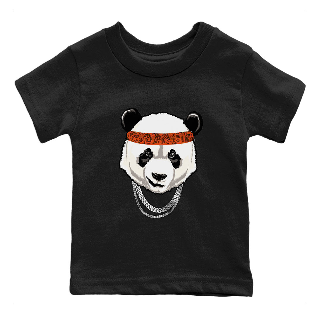 Gangster Panda snkmatch Tee Kids - Dunk Red Panda