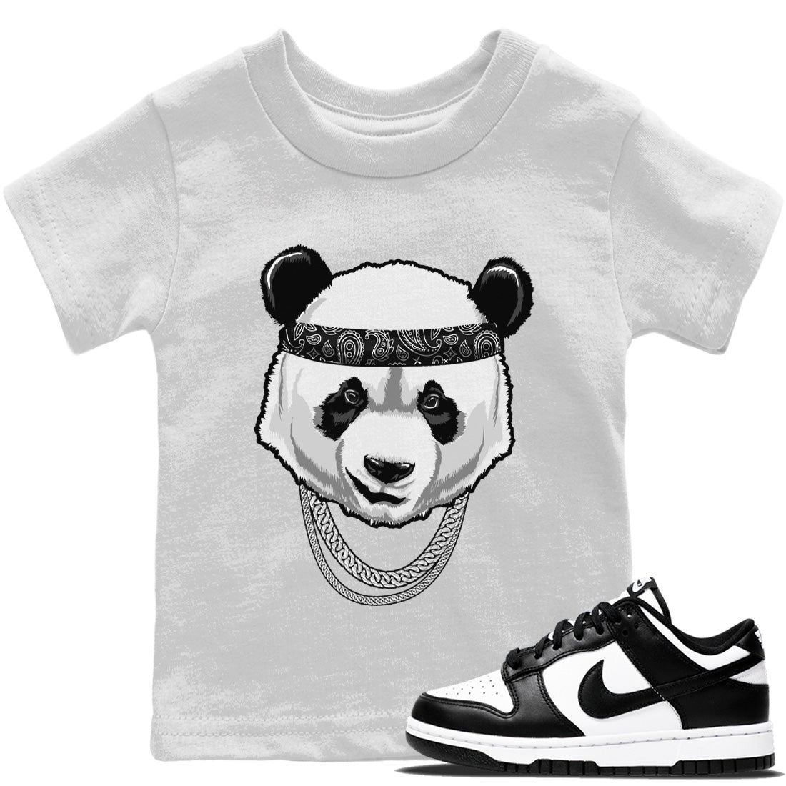Gangster Panda Kids Tops - Dunk Panda