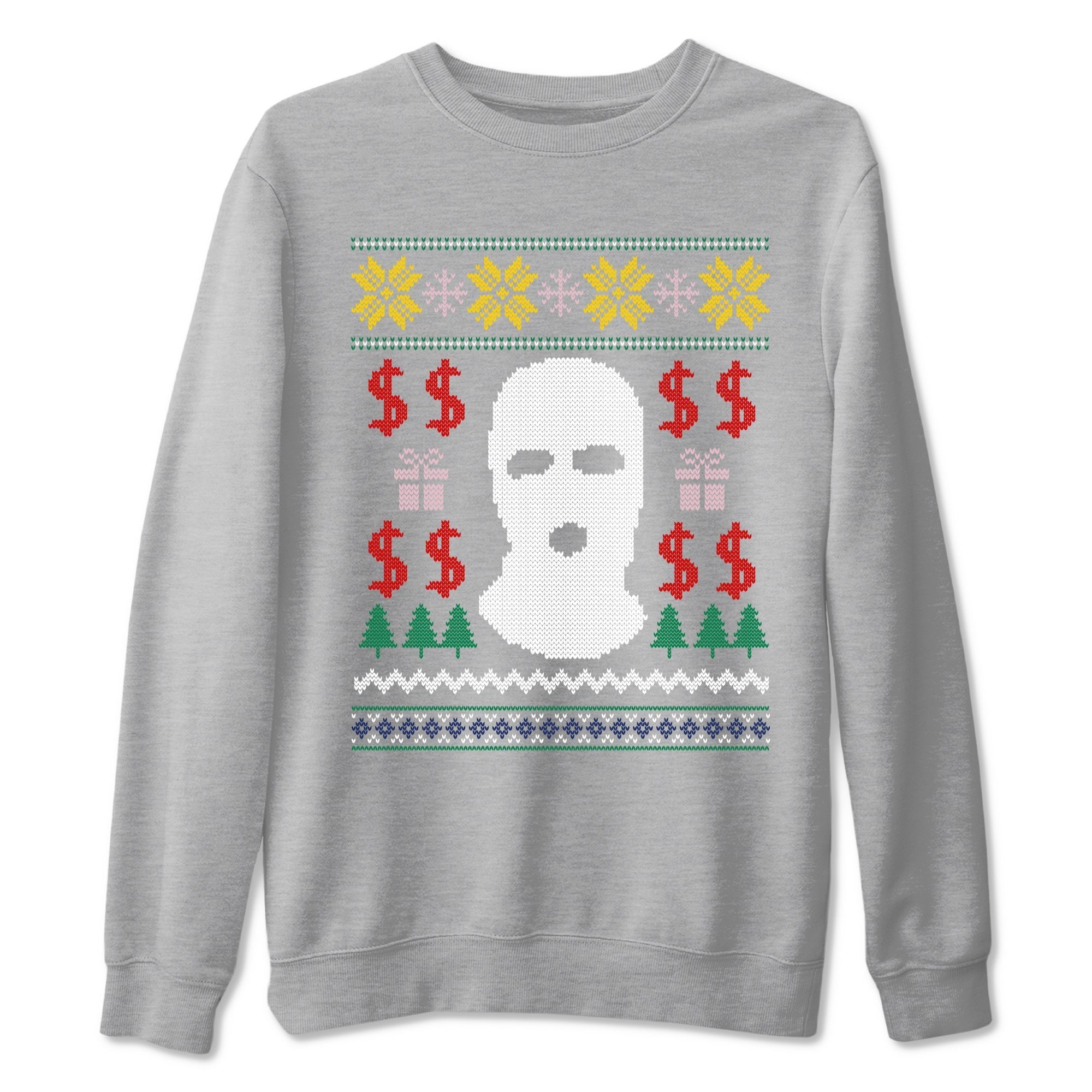Gangster Ugly Sweater snkmatch Tees - Air Force 3 Blue Void and Tour Yellow