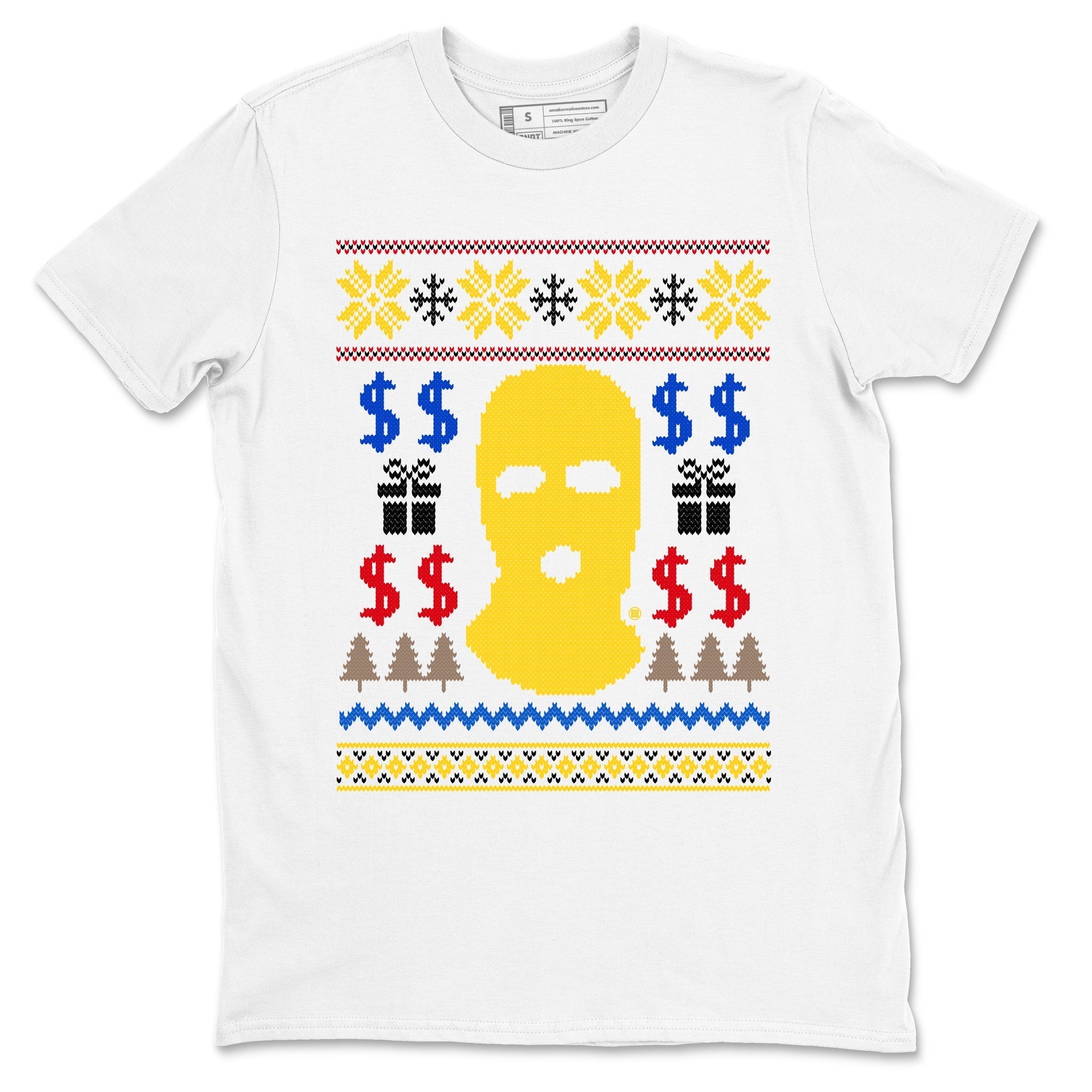 Gangster Ugly Sweater snkmatch Tees - Air Jordan 1 Travis Scott Canary