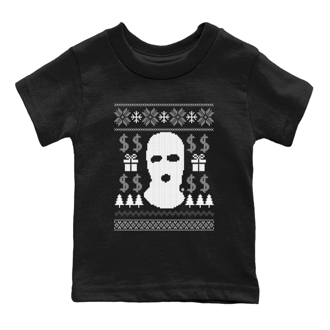 Gangster Ugly Sweater snkmatch Tees Kids - Air Jordan 4 Wet Cement
