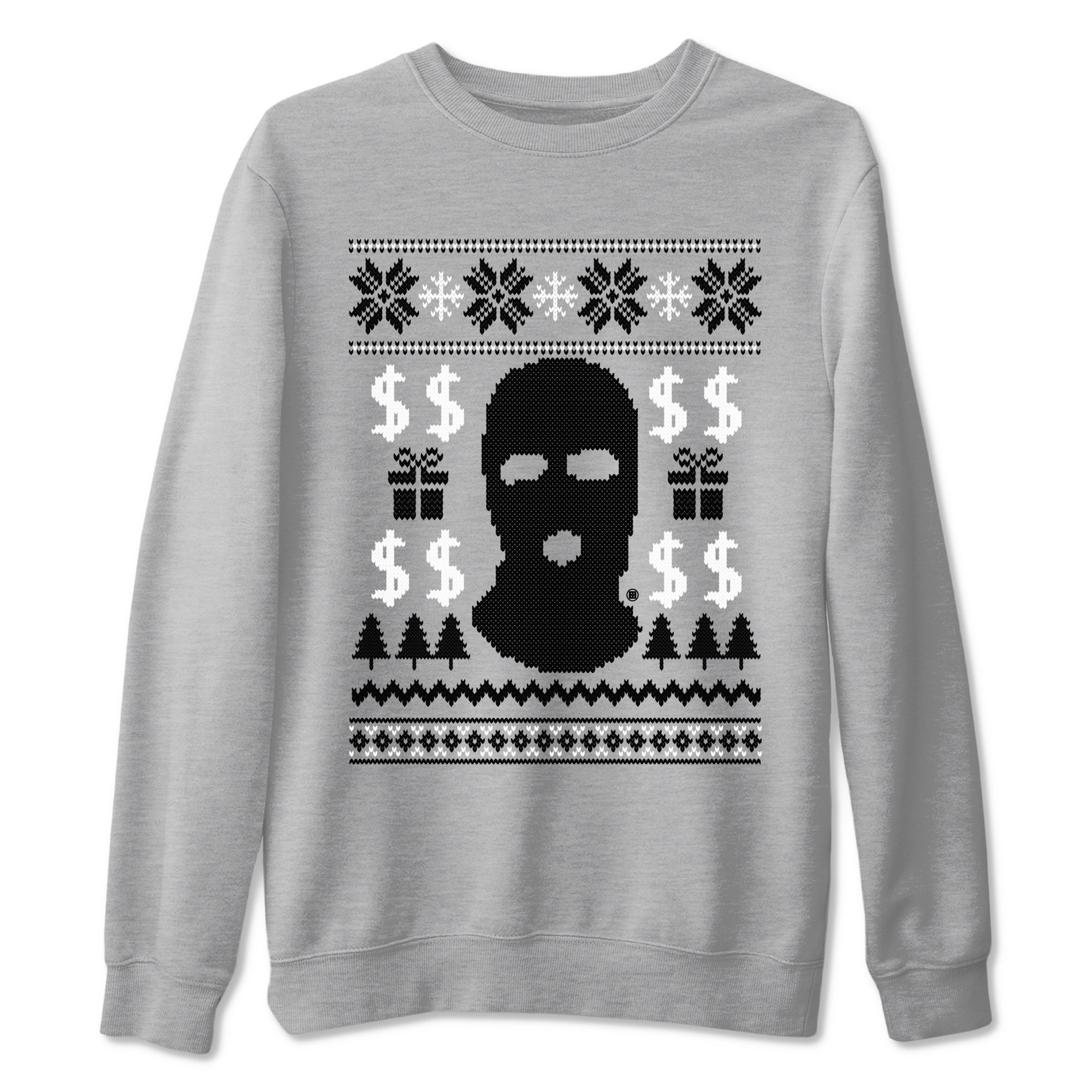 Gangster Ugly Sweater snkmatch Tees - Air Jordan 4 White Thunder