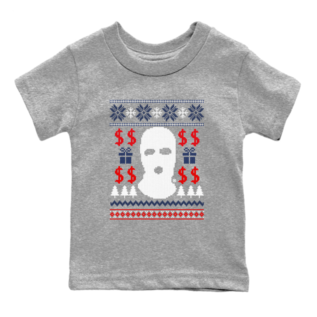 Gangster Ugly Sweater snkmatch Tees Kids - Air Jordan 6 White And Midnight Navy
