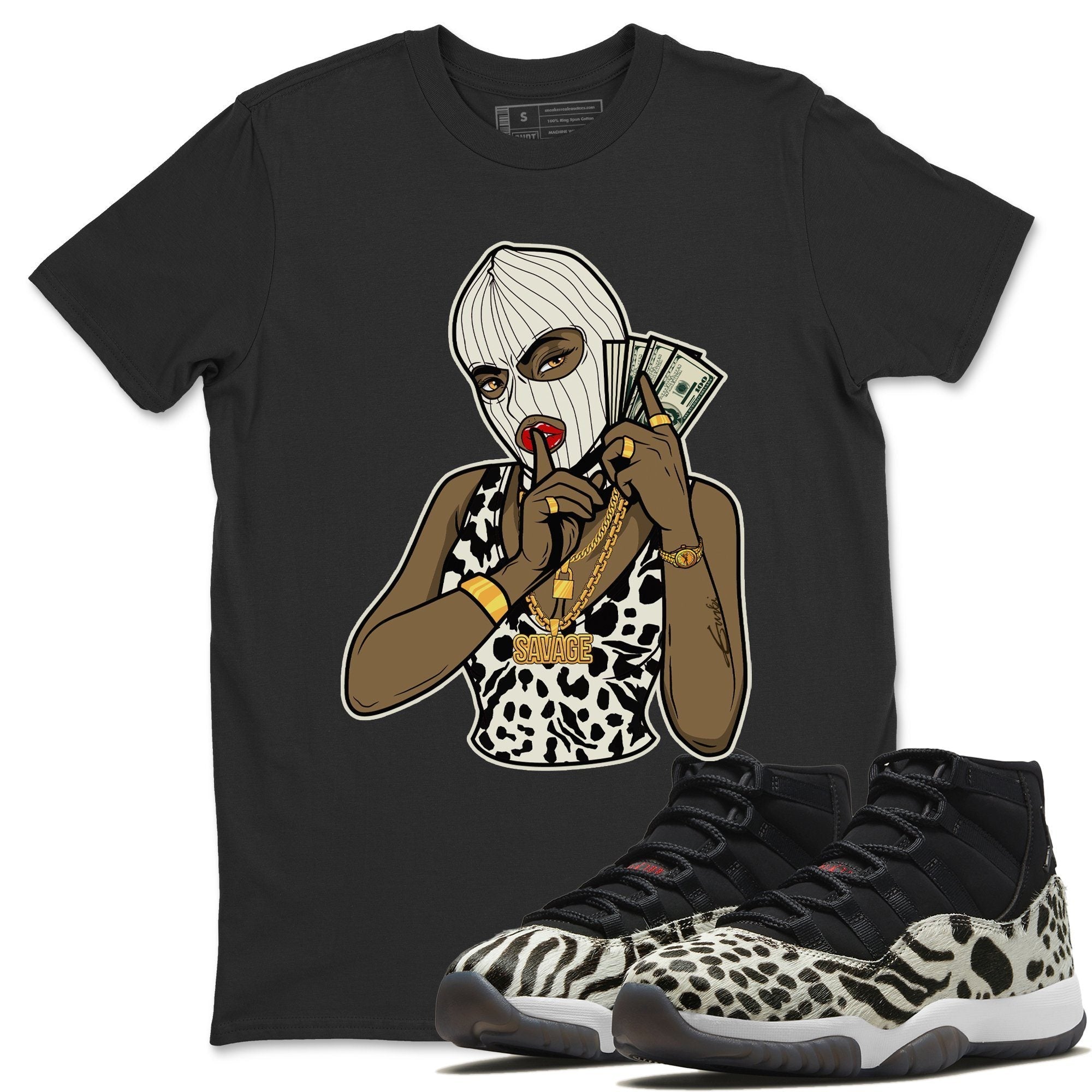 Gangster Women Unisex Tops - Air Jordan 11 Animal Instinct