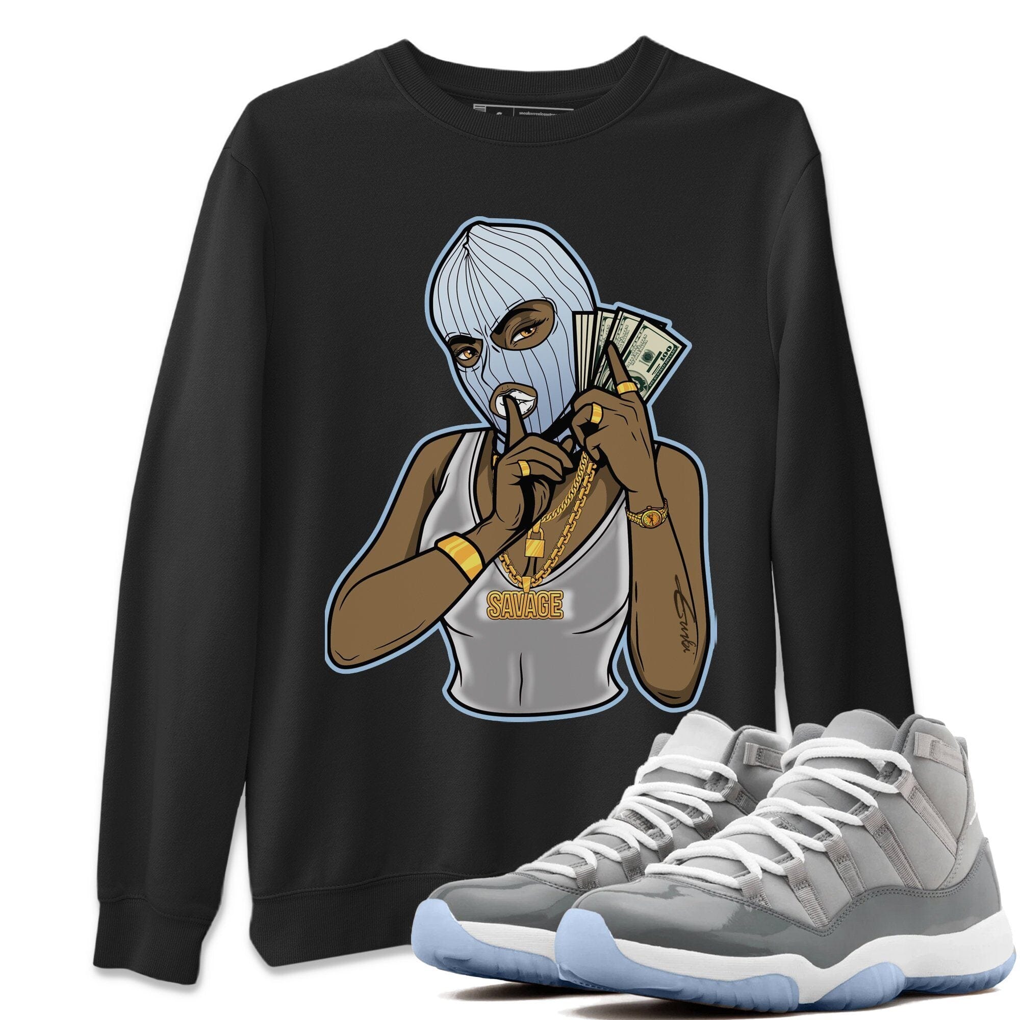 Gangster Women Unisex Tops - Air Jordan 11 Cool Grey