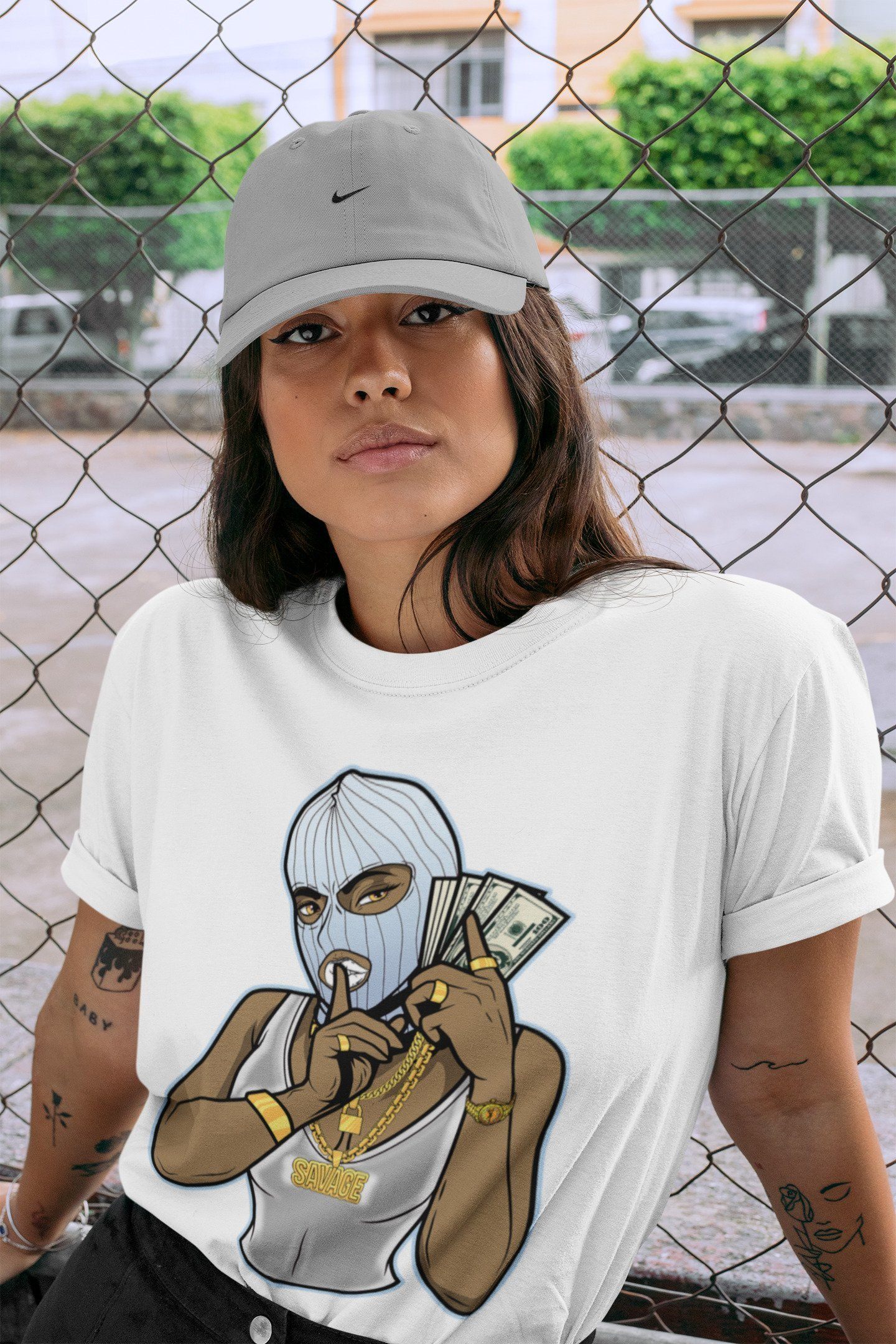 Gangster Women Unisex Tops - Air Jordan 11 Cool Grey