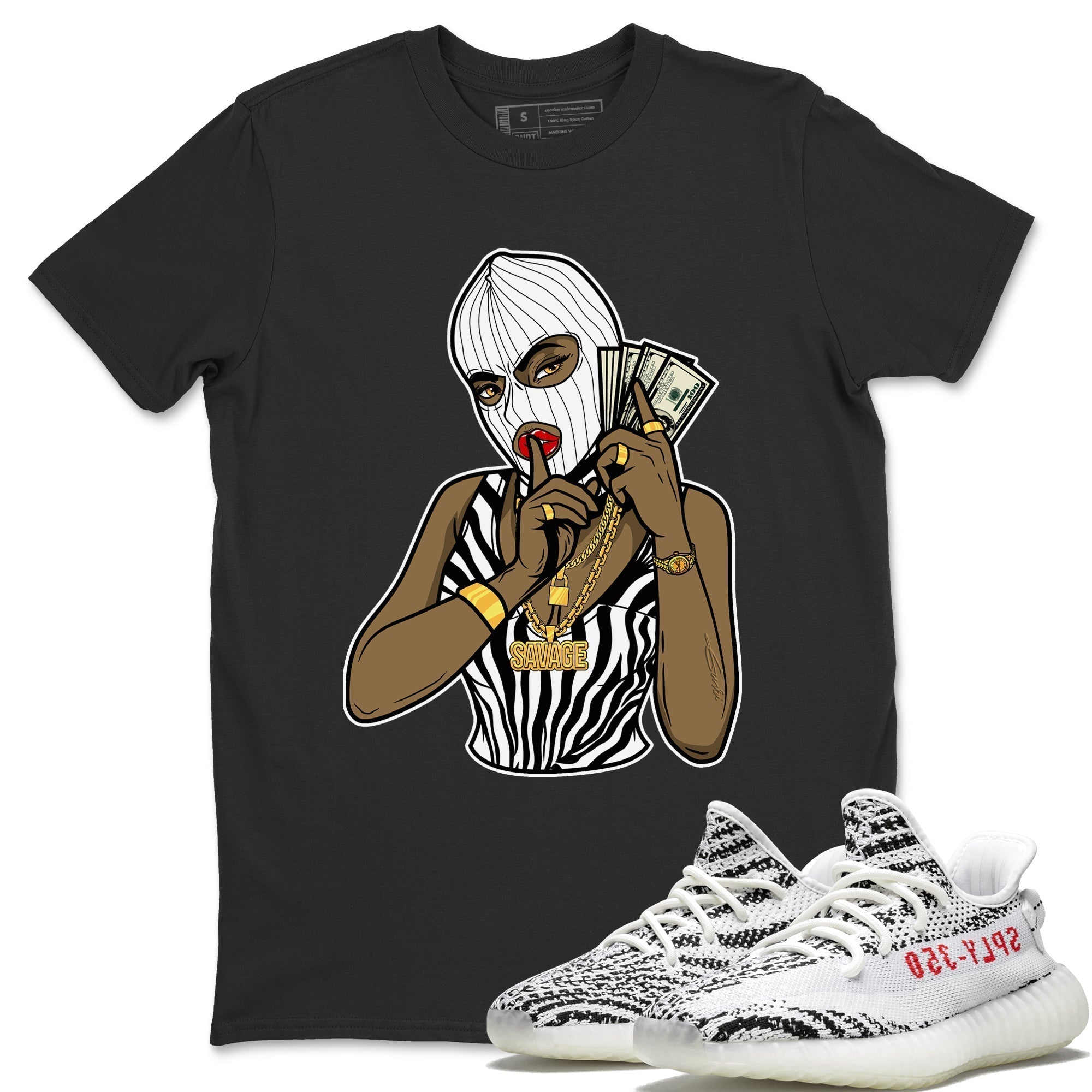 Gangster Women Unisex Tops - Yeezy 350 Zebra