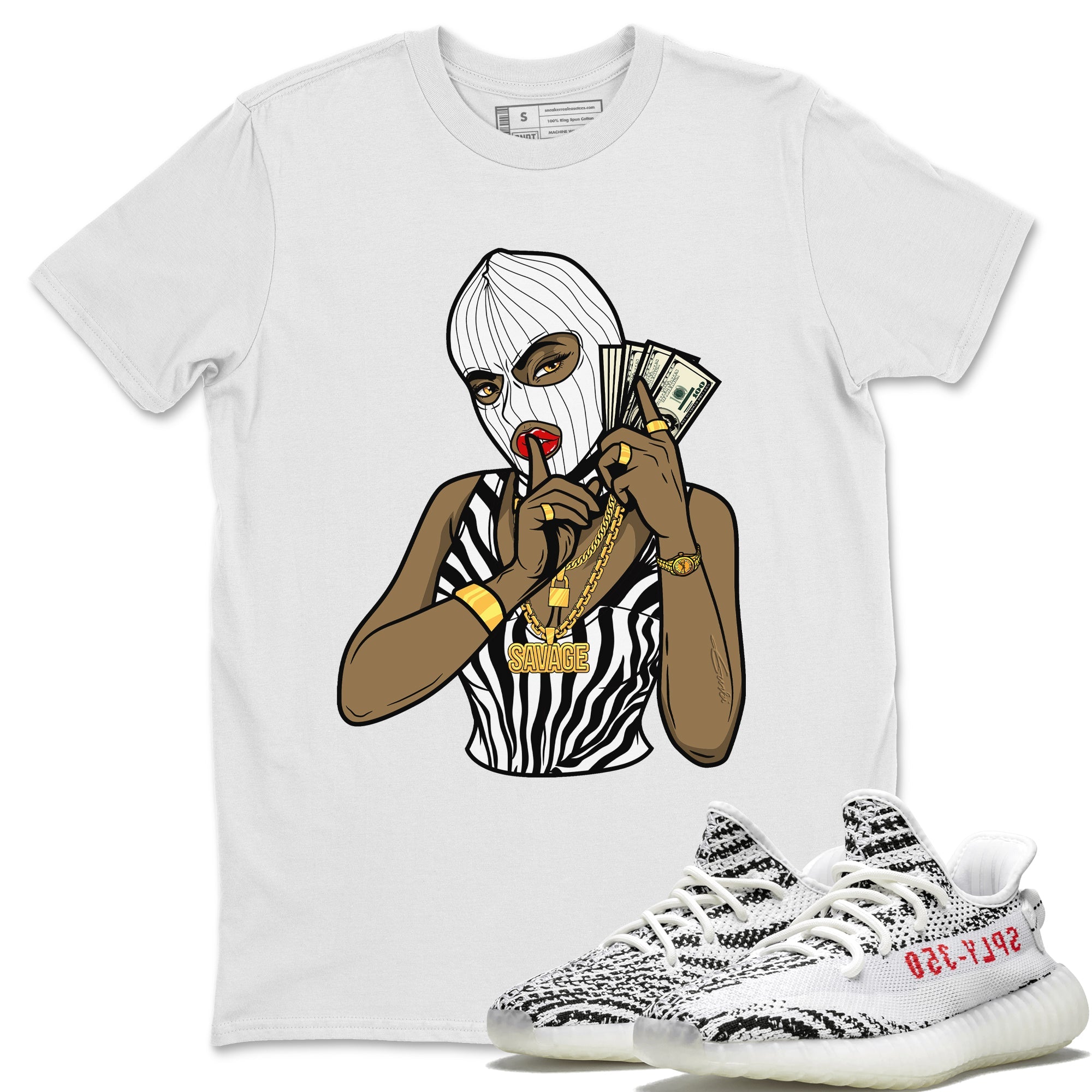 Gangster Women Unisex Tops - Yeezy 350 Zebra