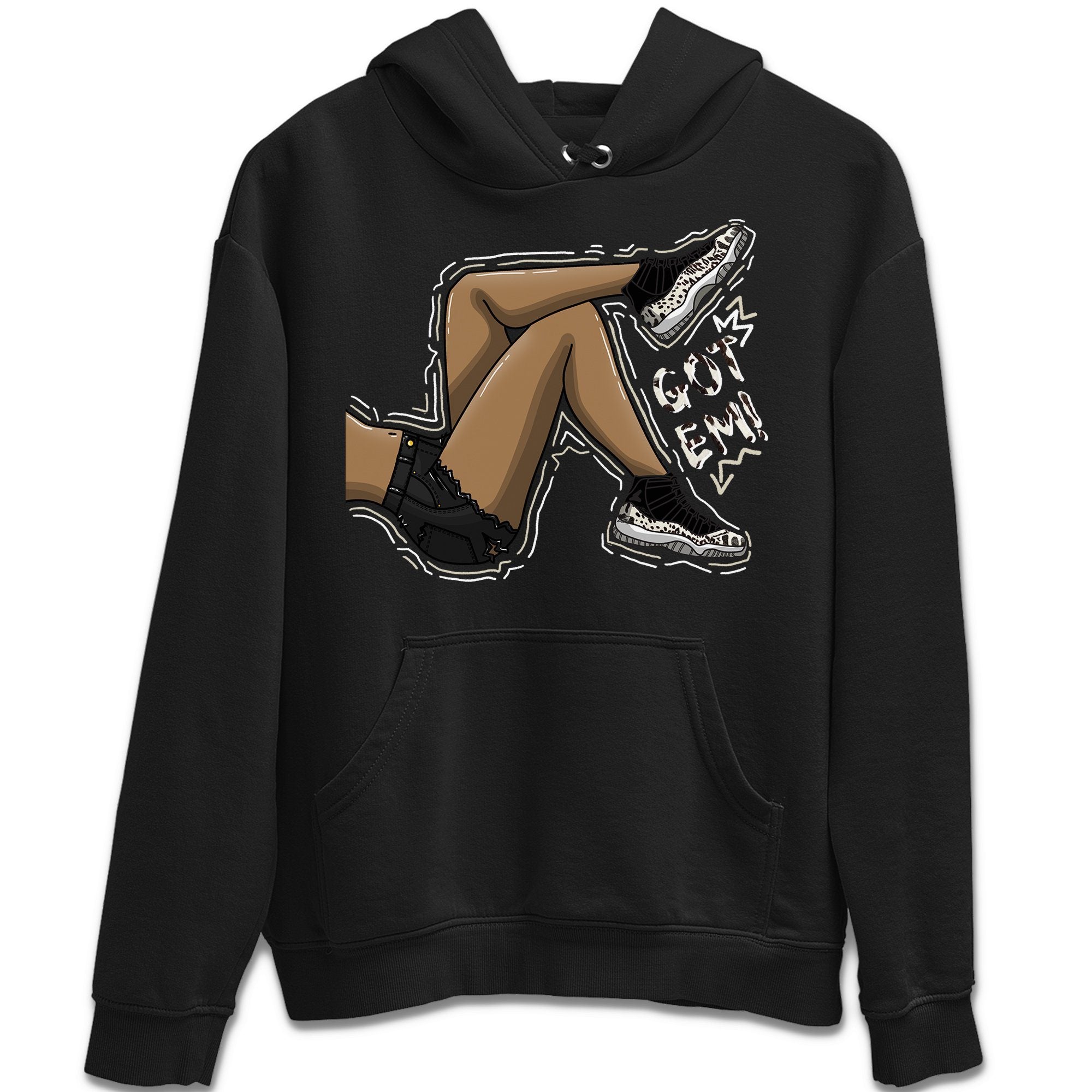 Get Em Legs Unisex Tops - Air Jordan 11 Animal Instinct