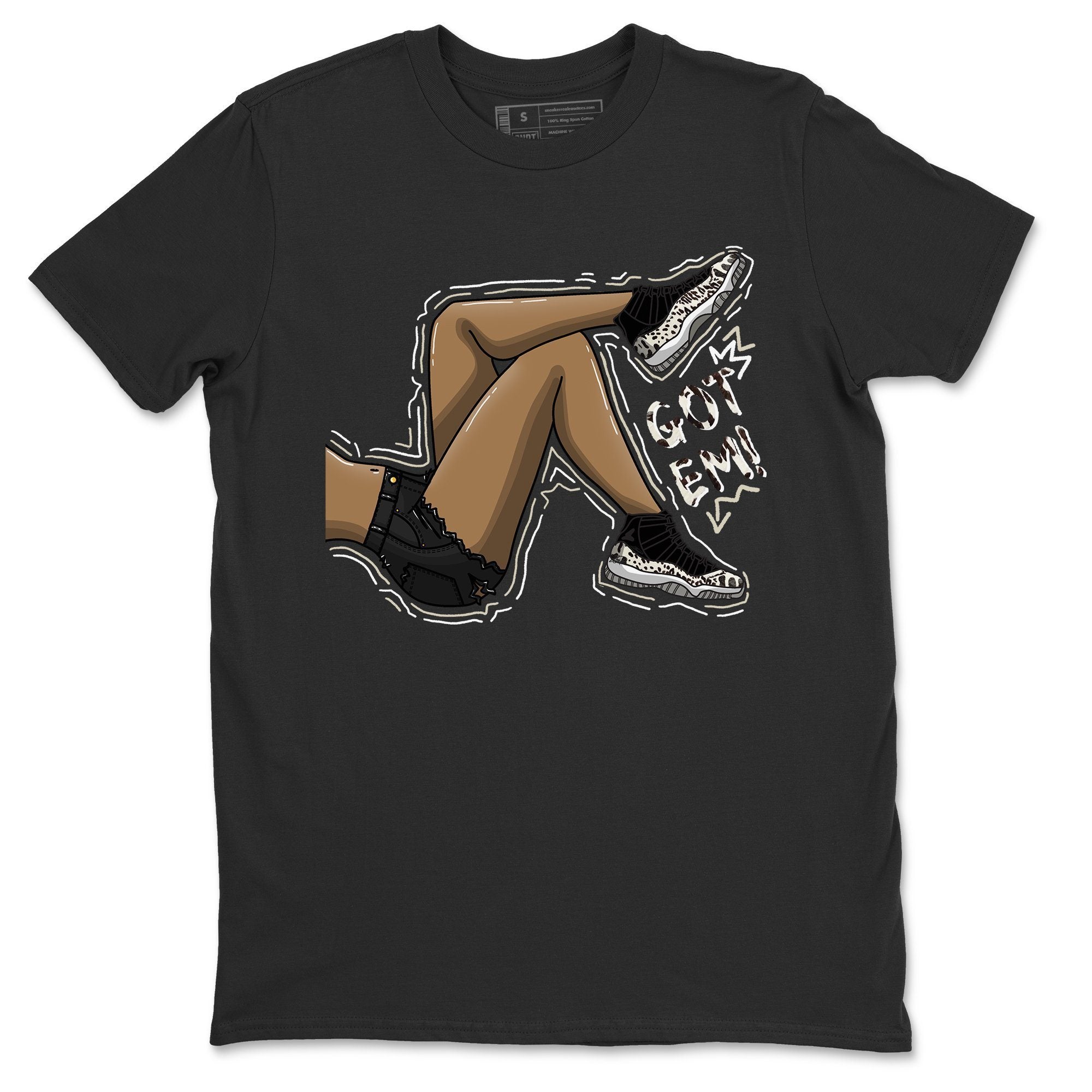 Get Em Legs Unisex Tops - Air Jordan 11 Animal Instinct