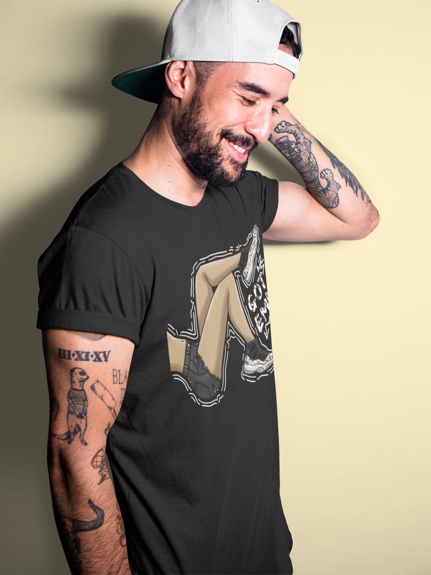 Get Em Legs Unisex Tops - Air Jordan 11 Animal Instinct
