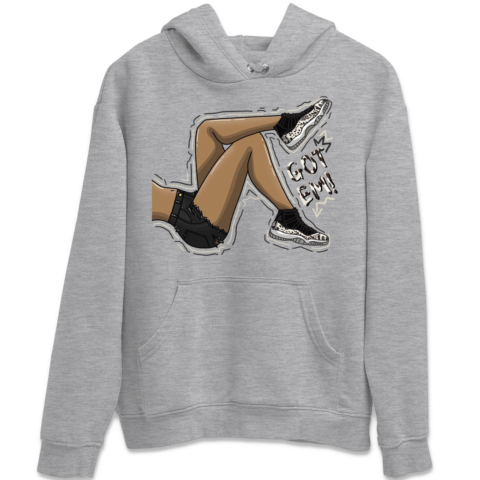Get Em Legs Unisex Tops - Air Jordan 11 Animal Instinct