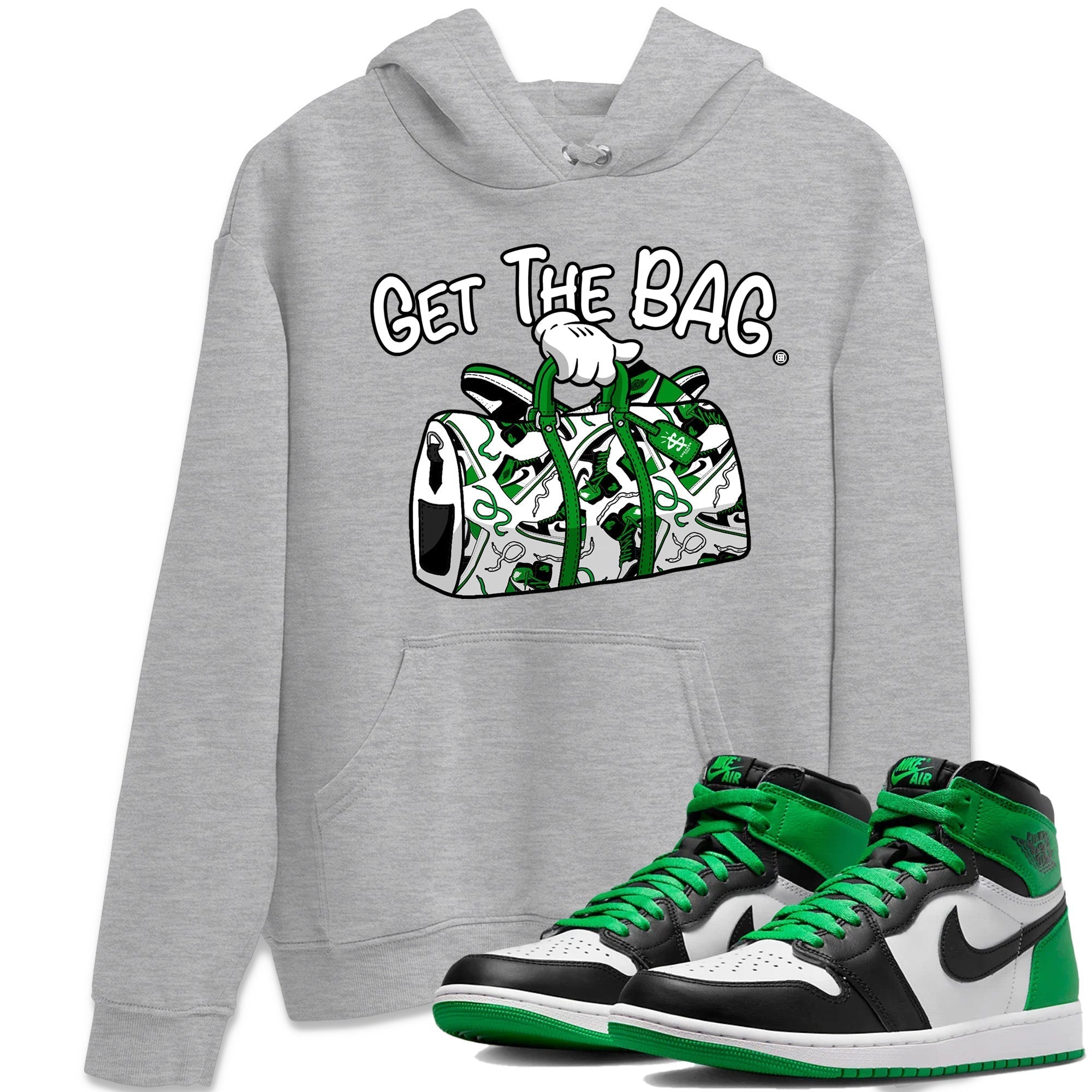 Get The Bag Unisex Tops - Air Jordan 1 Celtics