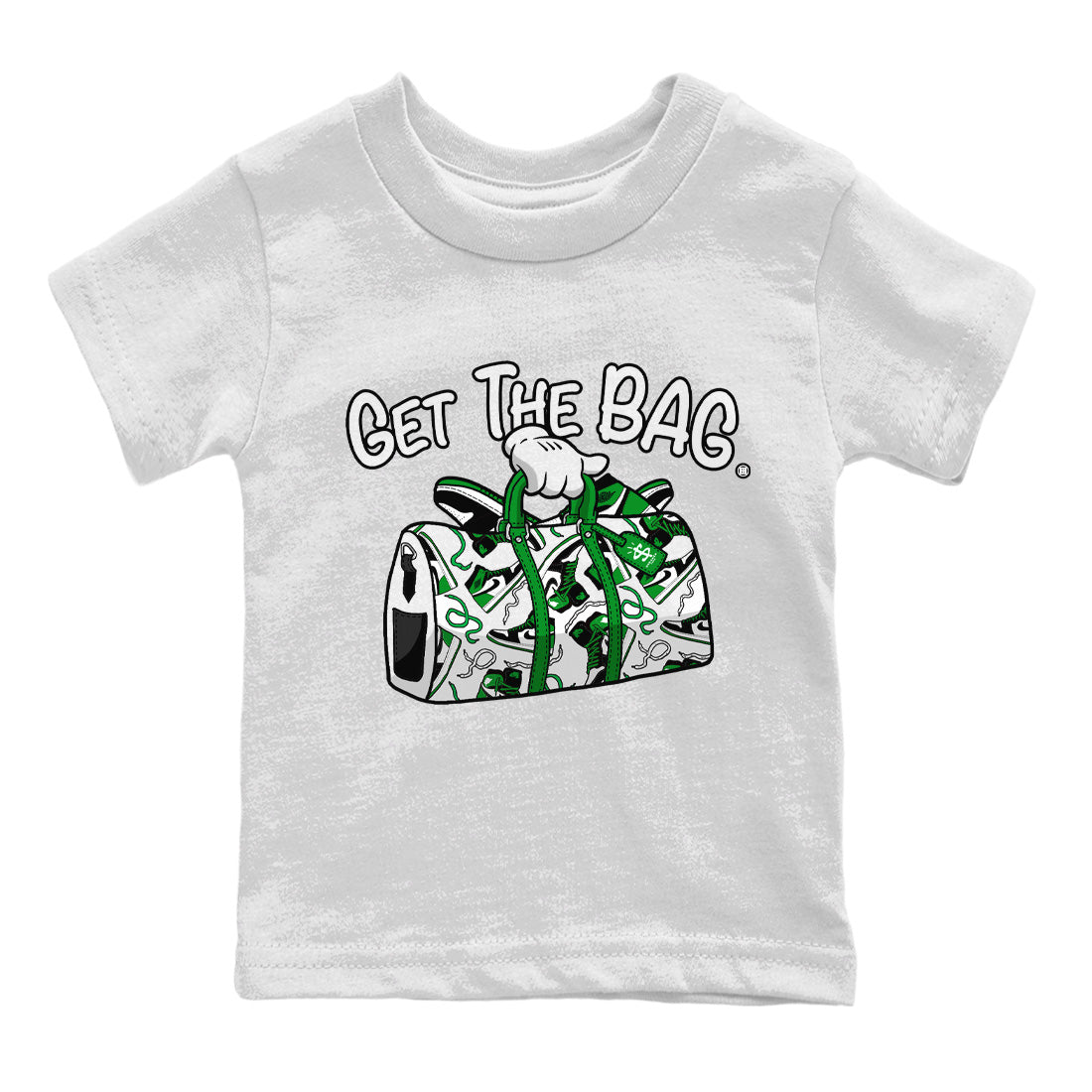 Get The Bag Kids Tops - Air Jordan 1 Celtics