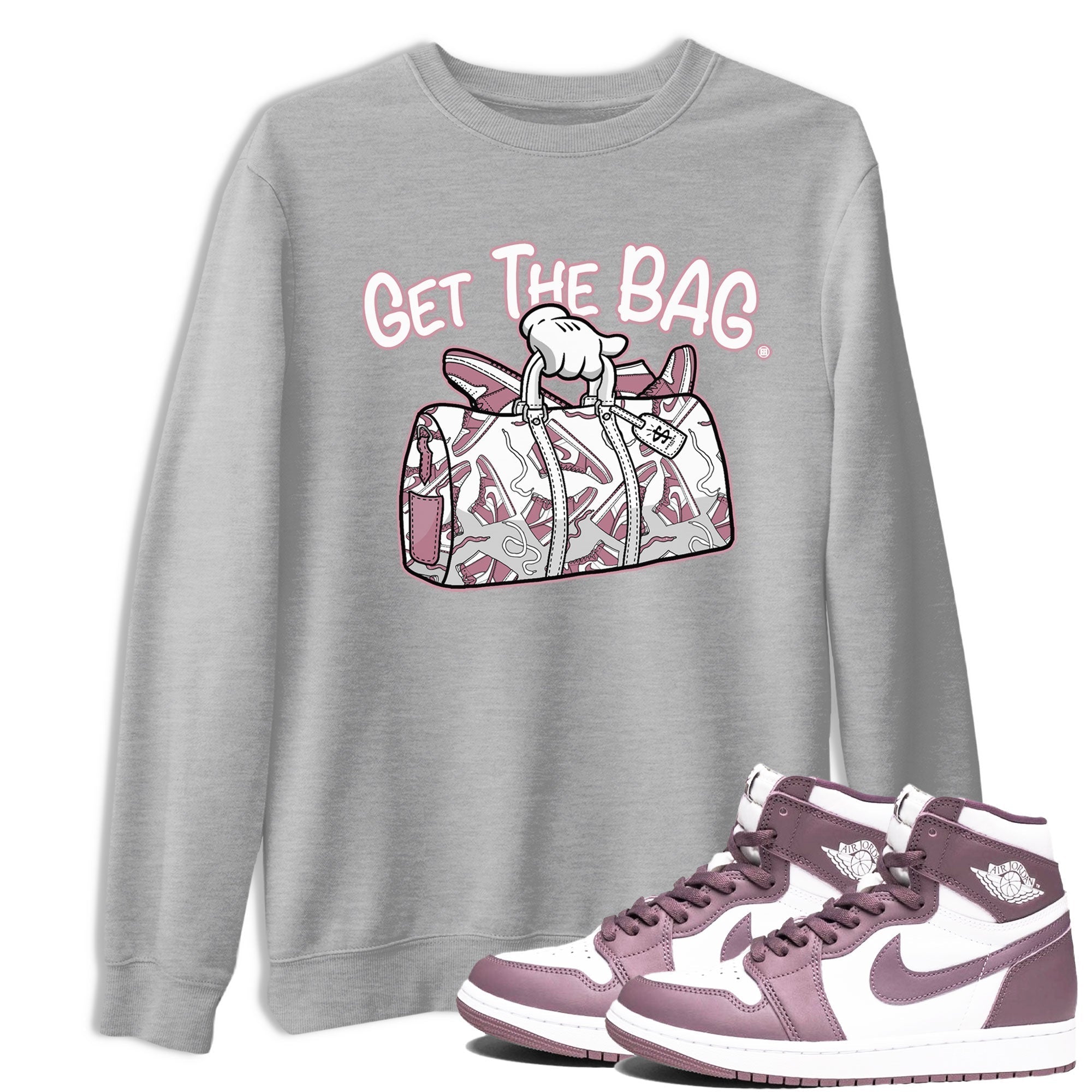 Get The Bag snkmatch Tee - Air Jordan 1 Mauve