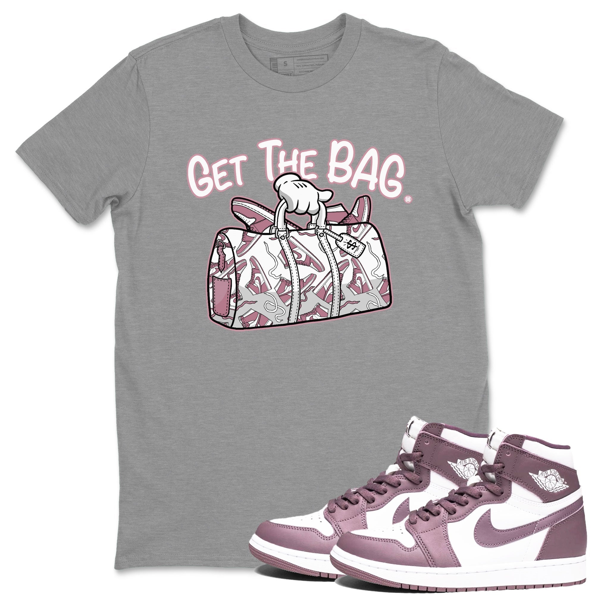 Get The Bag snkmatch Tee - Air Jordan 1 Mauve