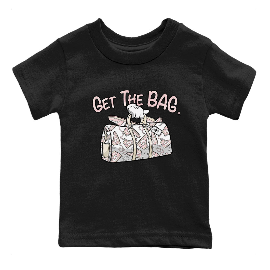 Get The Bag Kids Tops - Air Jordan 1 Washed Pink