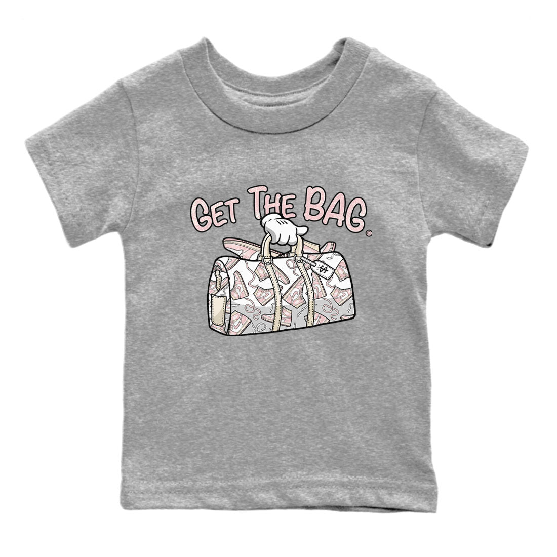 Get The Bag Kids Tops - Air Jordan 1 Washed Pink