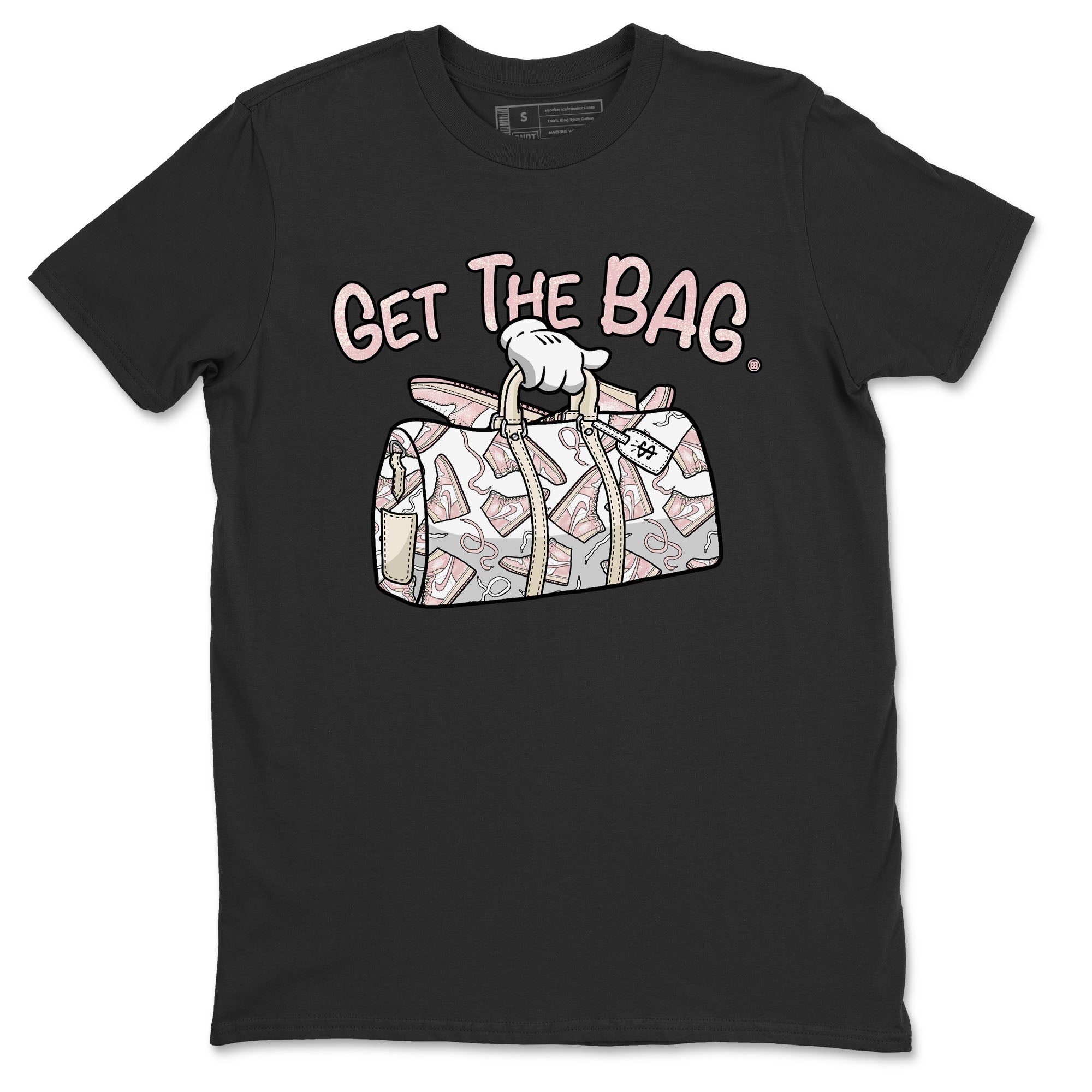 Get The Bag Unisex Tops - Air Jordan 1 Washed Pink