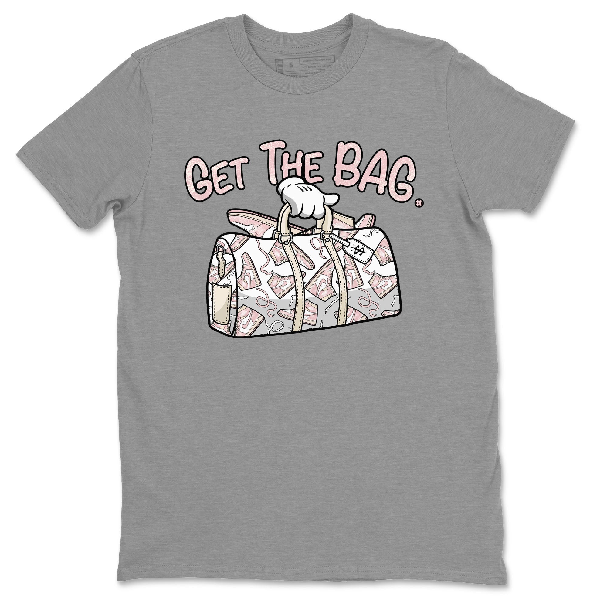 Get The Bag Unisex Tops - Air Jordan 1 Washed Pink