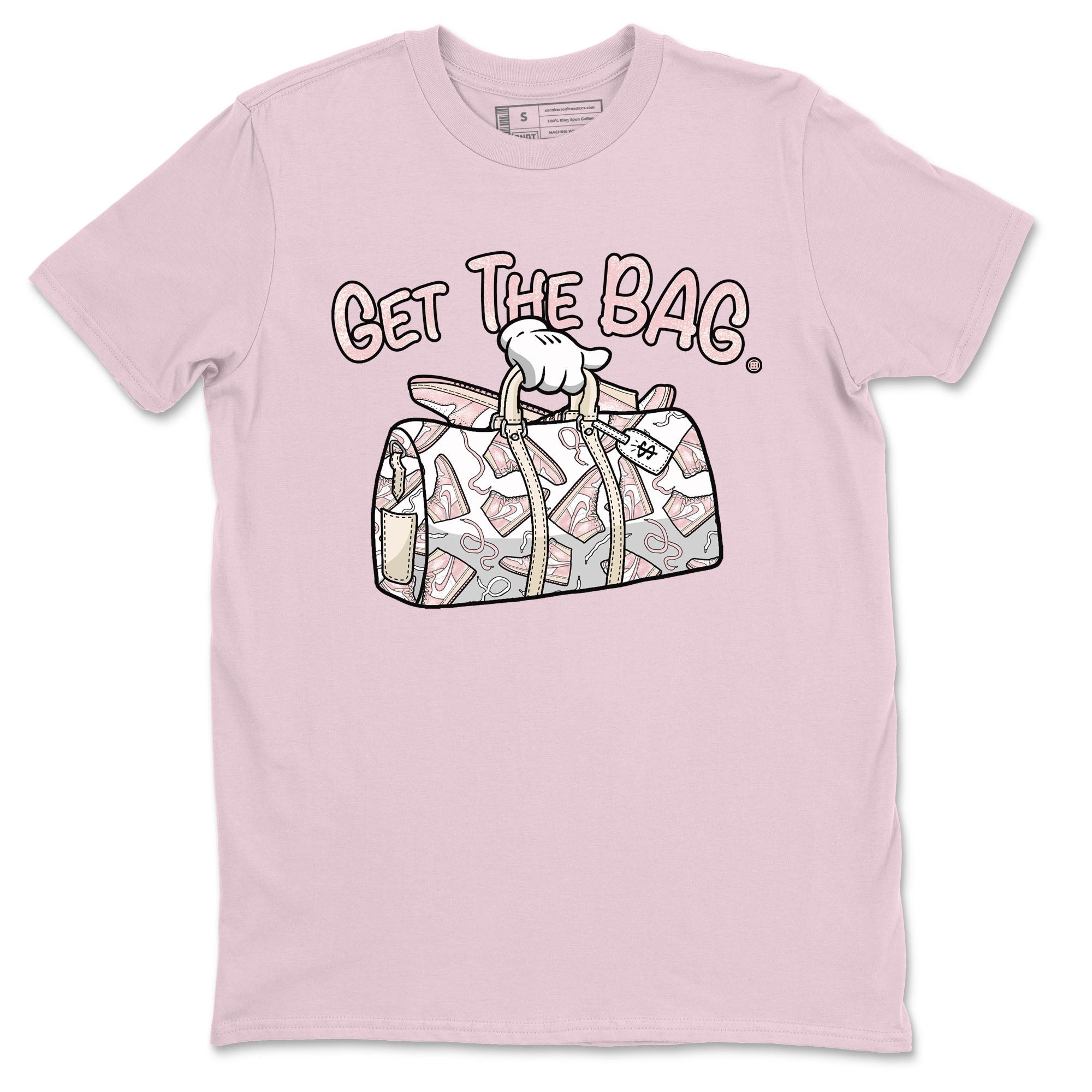Get The Bag Unisex Tops - Air Jordan 1 Washed Pink