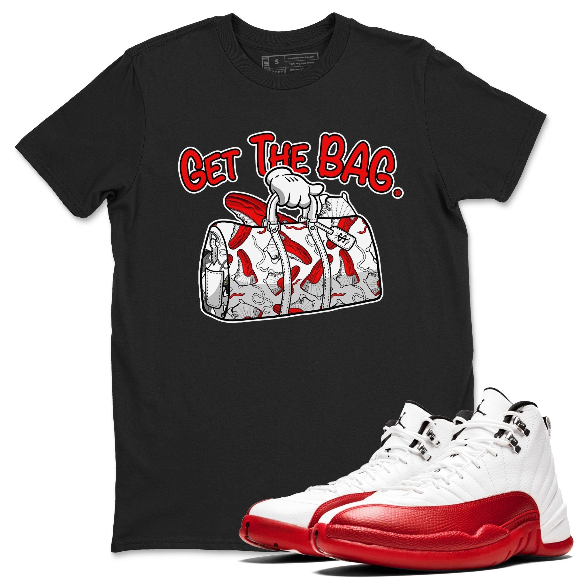 Get The Bag snkmatch Tee - Air Jordan 12 Cherry