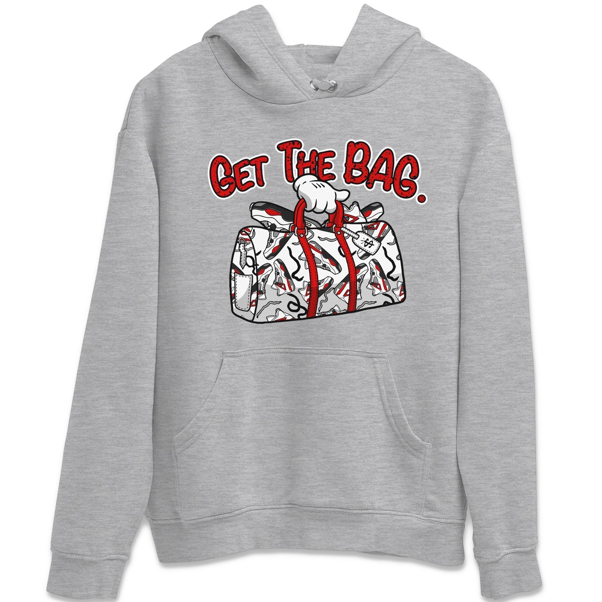 Get The Bag Unisex Tops - Air Jordan 4 Red Cement
