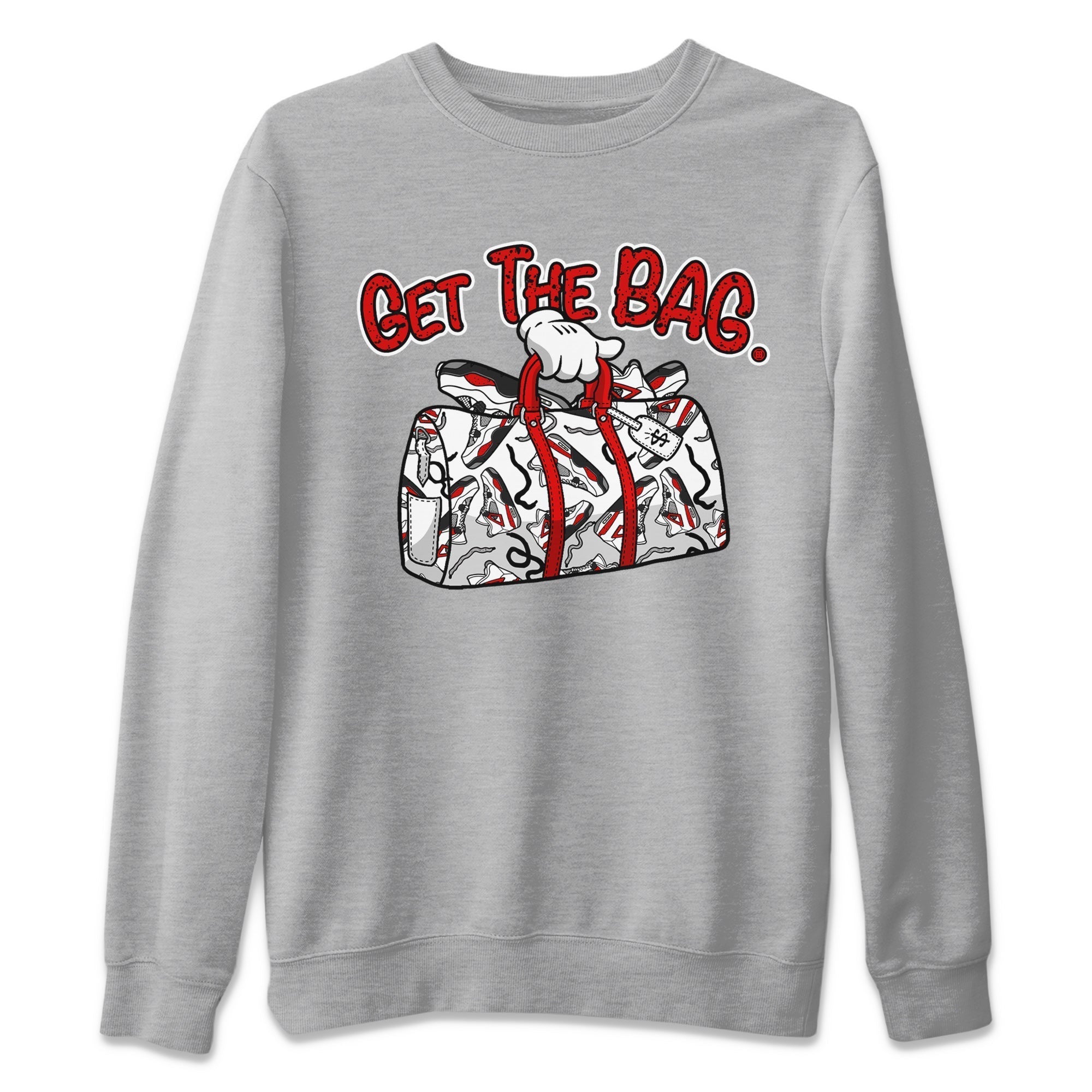 Get The Bag Unisex Tops - Air Jordan 4 Red Cement