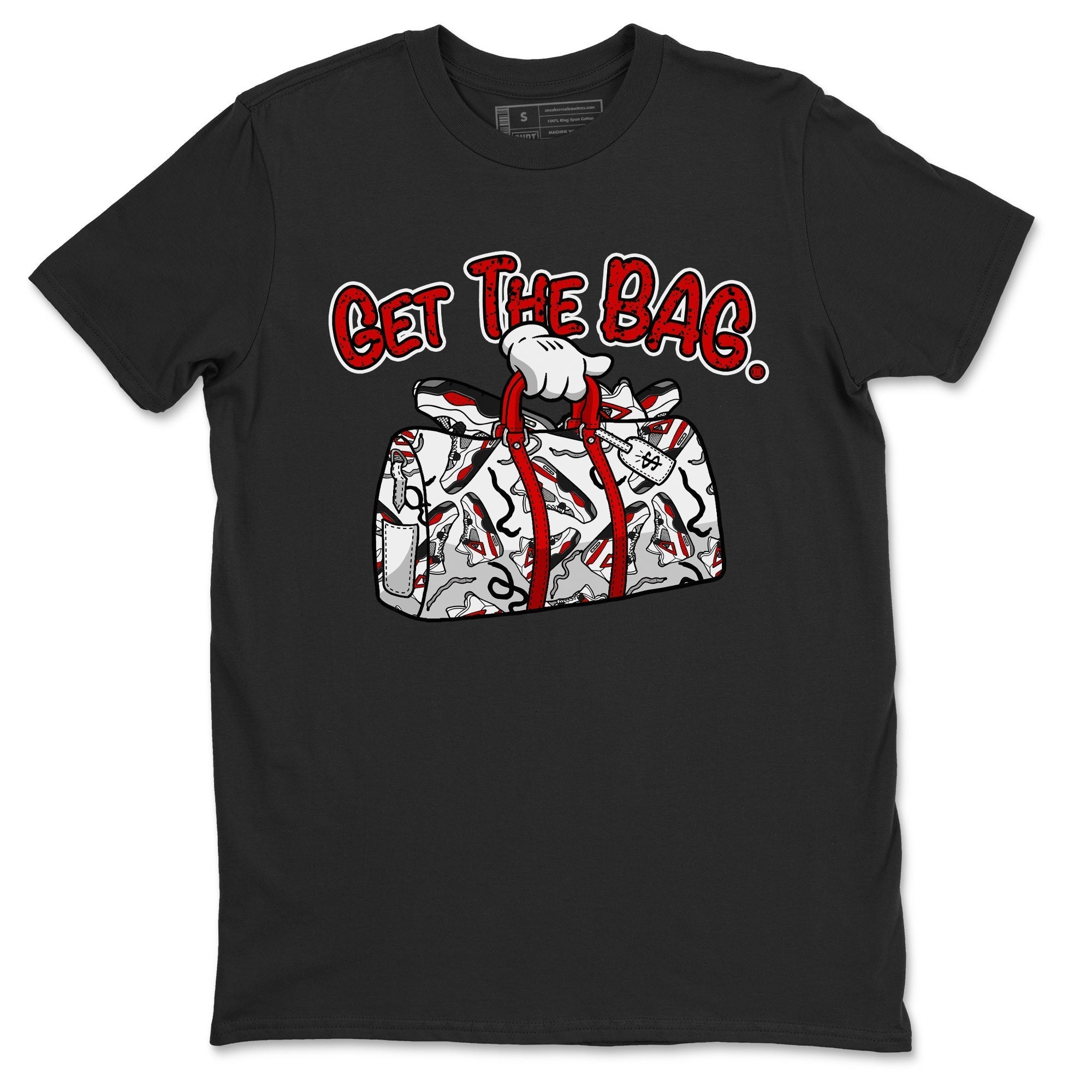 Get The Bag Unisex Tops - Air Jordan 4 Red Cement