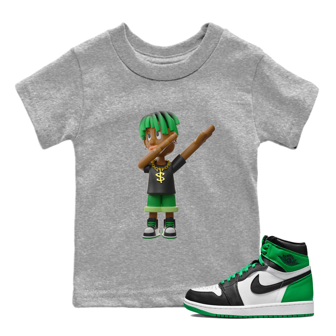 Get'em Boy Kids Tops - Air Jordan 1 Celtics