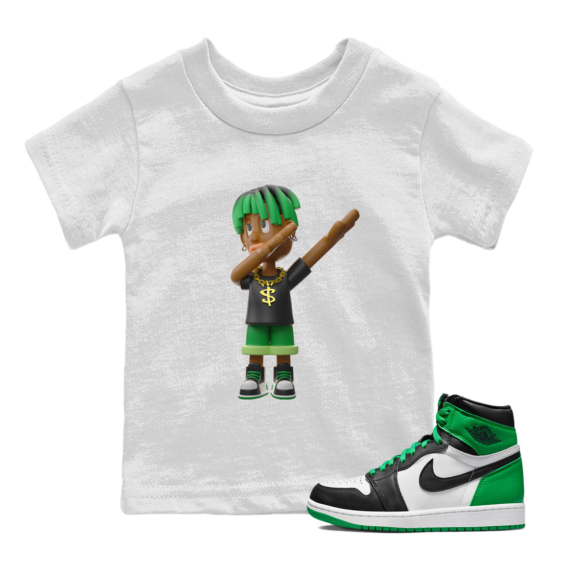 Get'em Boy Kids Tops - Air Jordan 1 Celtics