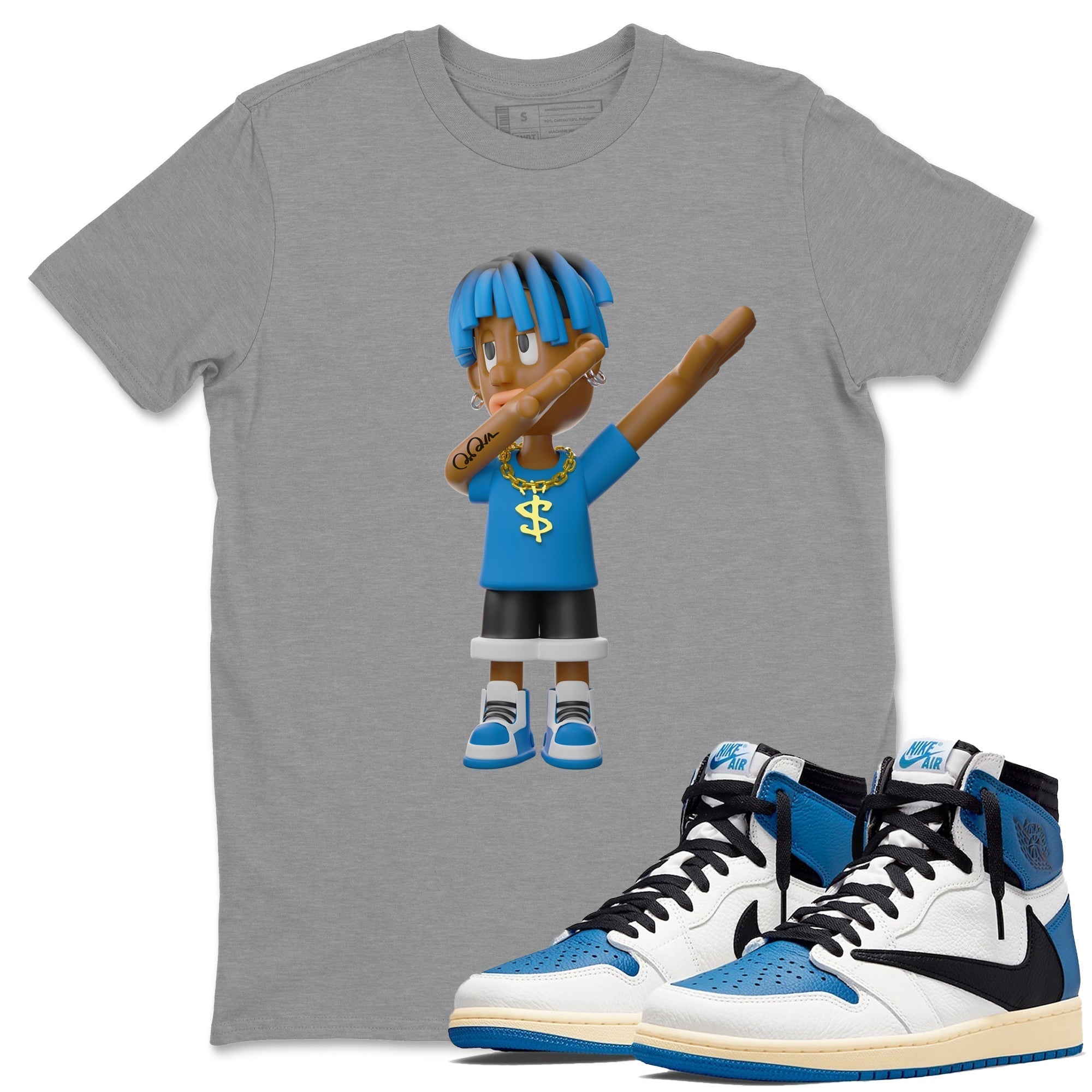 Get'em Boy Unisex Tops - Air Jordan 1 Travis Scott Fragment
