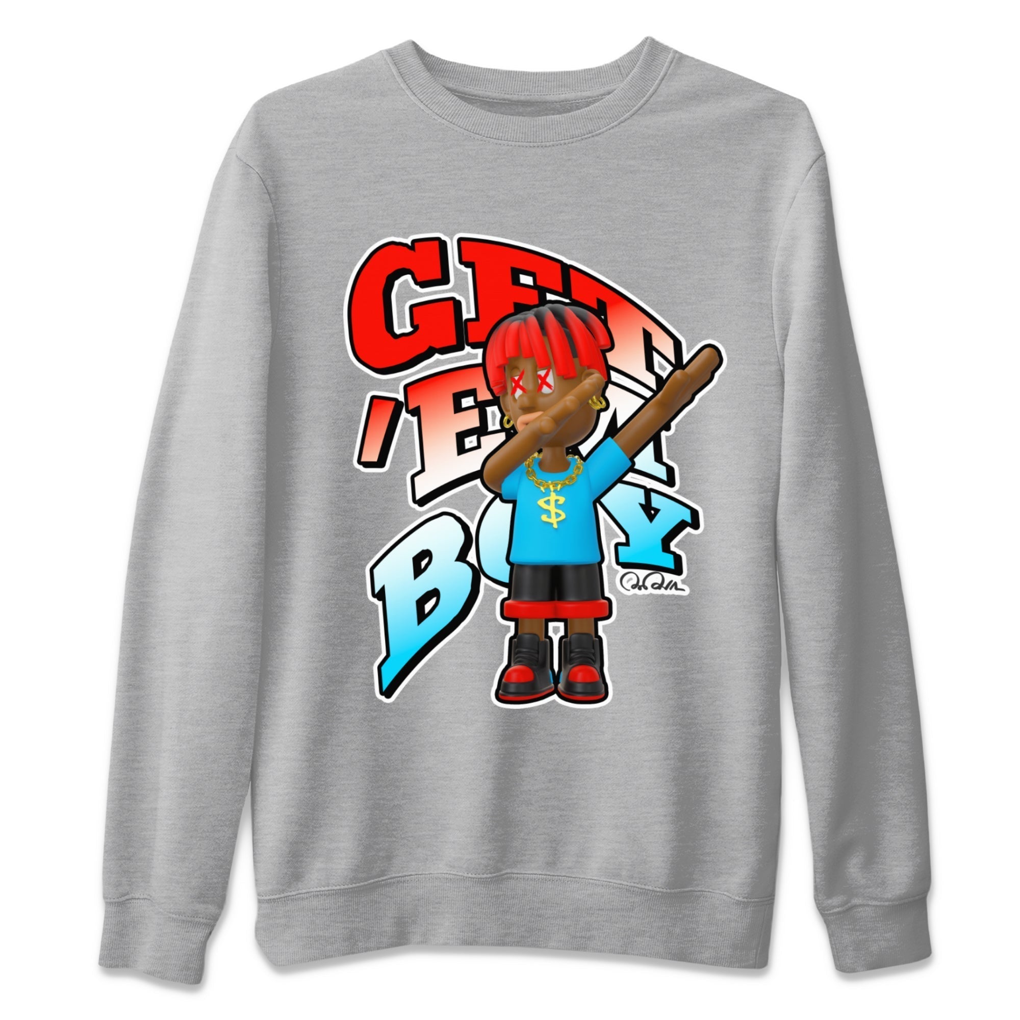 Get'em Boy Unisex Tops - Air Jordan 1 UNC to Chicago